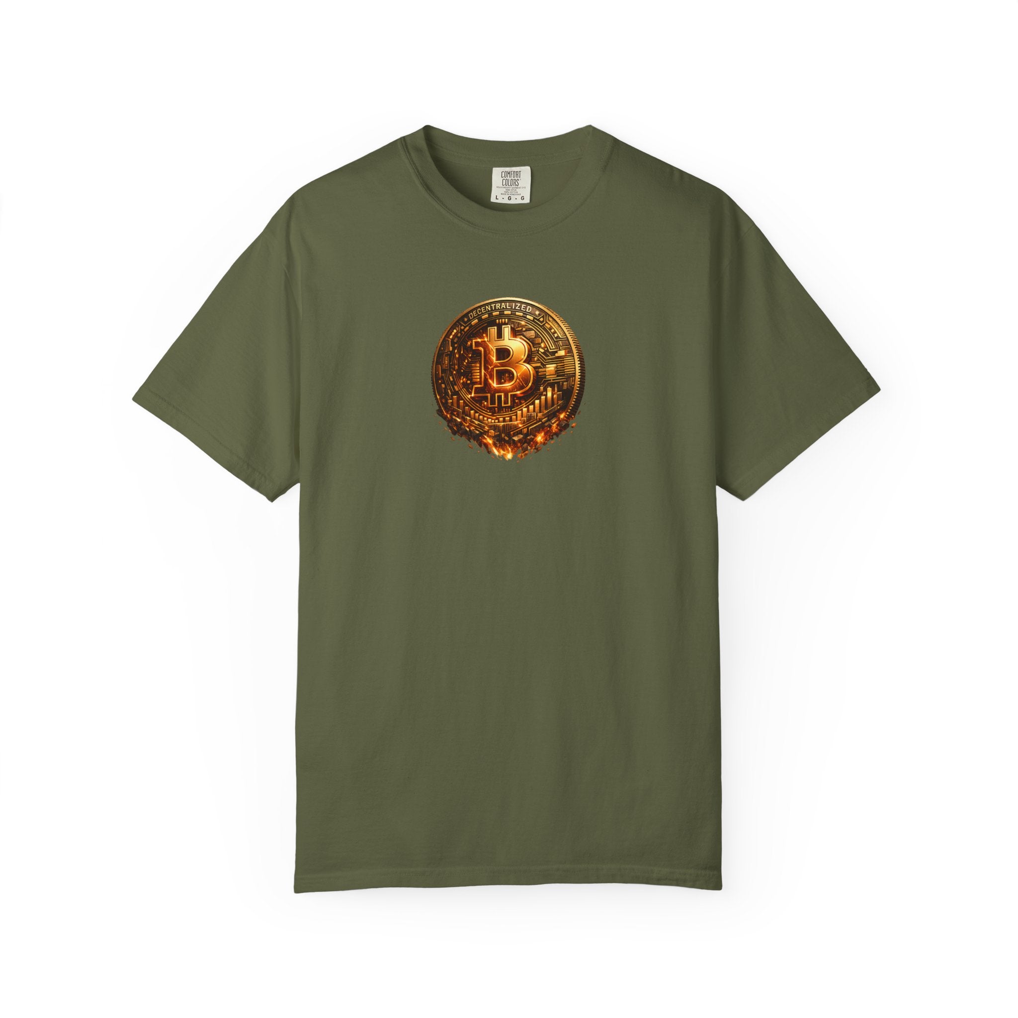 Melting Bitcoin Coin TShirt | Digital Currency Shirt | Bitcoin Fan Gift | Blockchain Crypto Apparel | 8 colors - 100% cotton