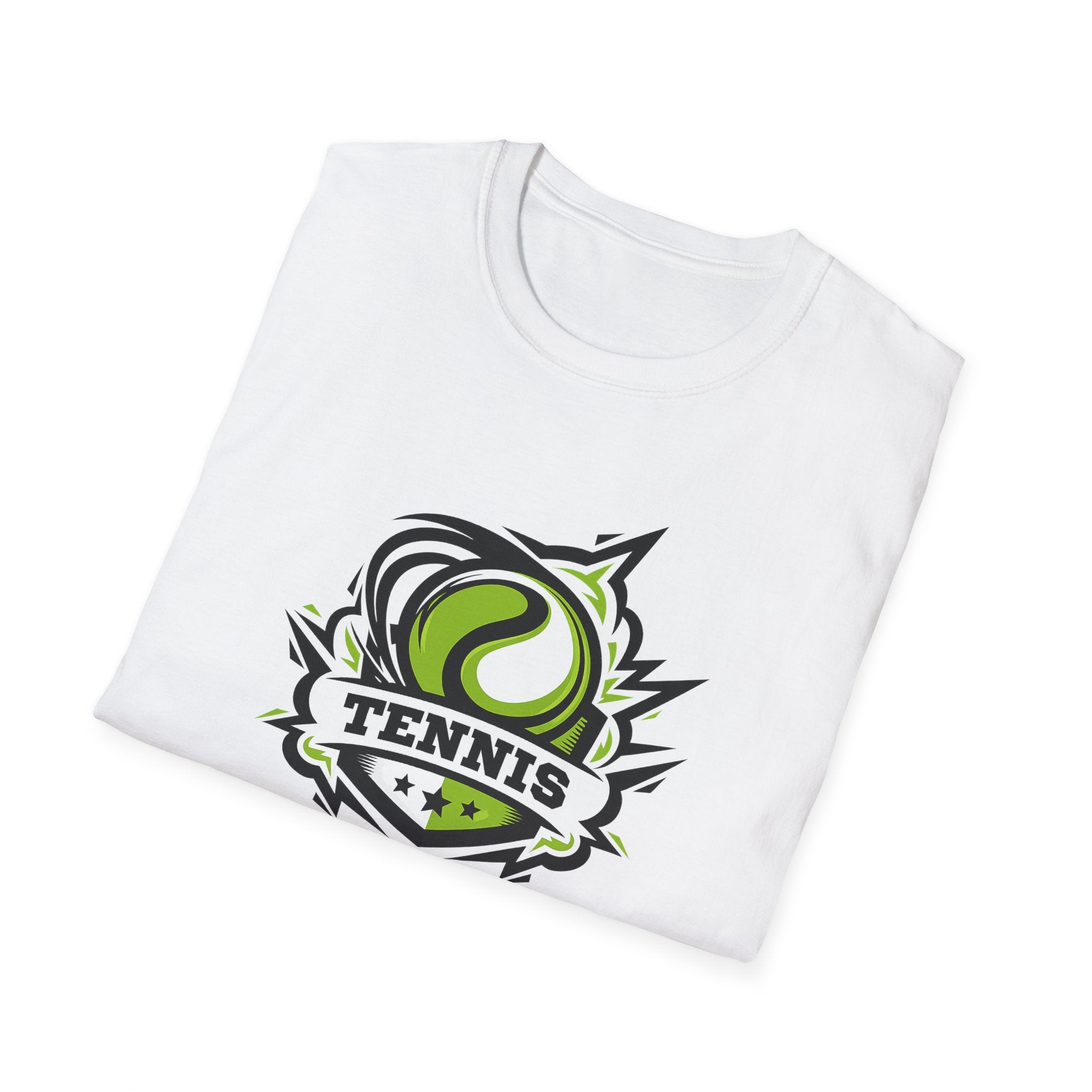 Tennis Graphic Tee | Sporty Tennis Shirt for Players & Fans | Athletic Tennis T-Shirt | Gift for Tennis Lovers | 7 colors - 100% cotton