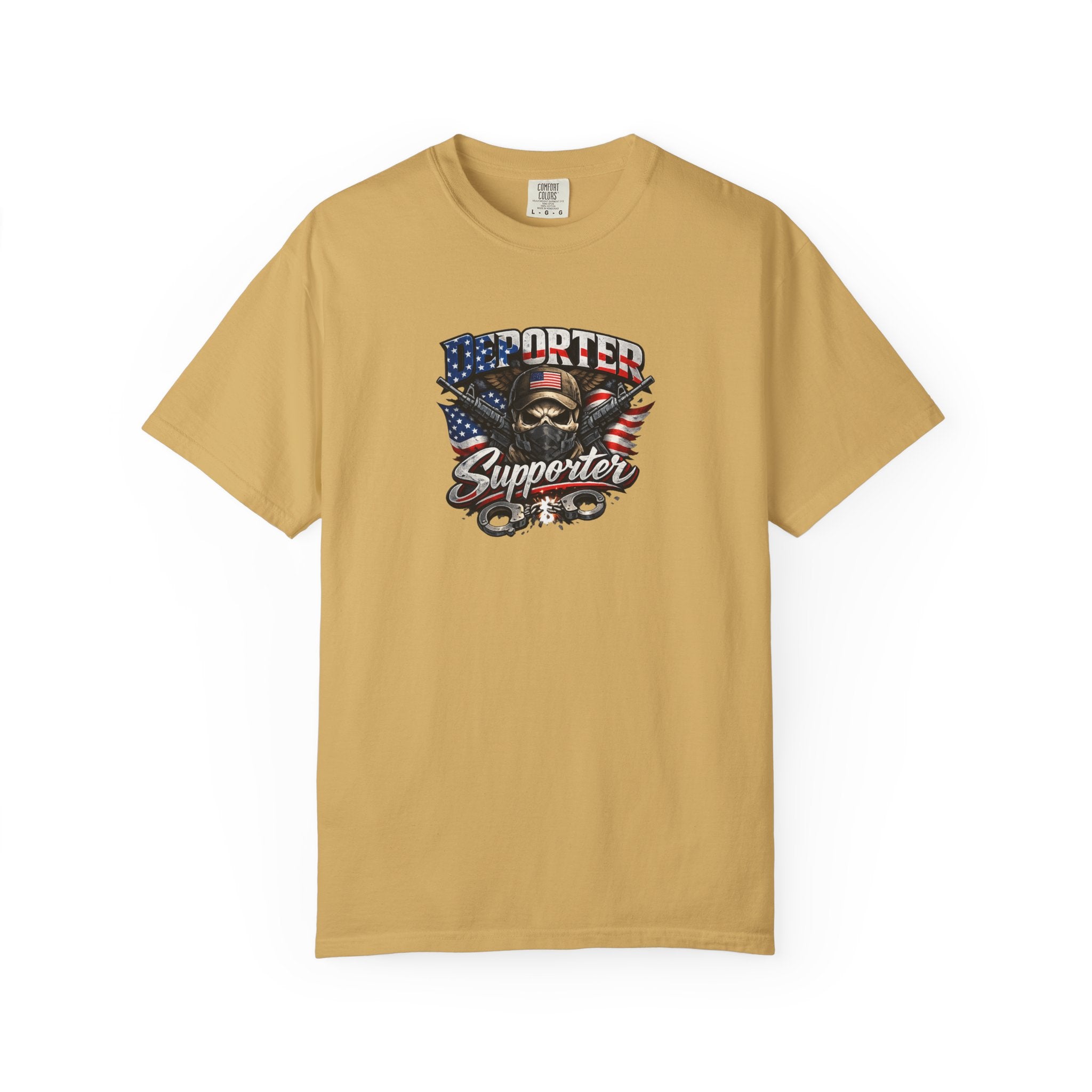 Deporter Supporter TShirt | Patriotic Statement Tee | American Pride Graphic Shirt | Freedom & Border Security Tee | 9 colors - 100% cotton