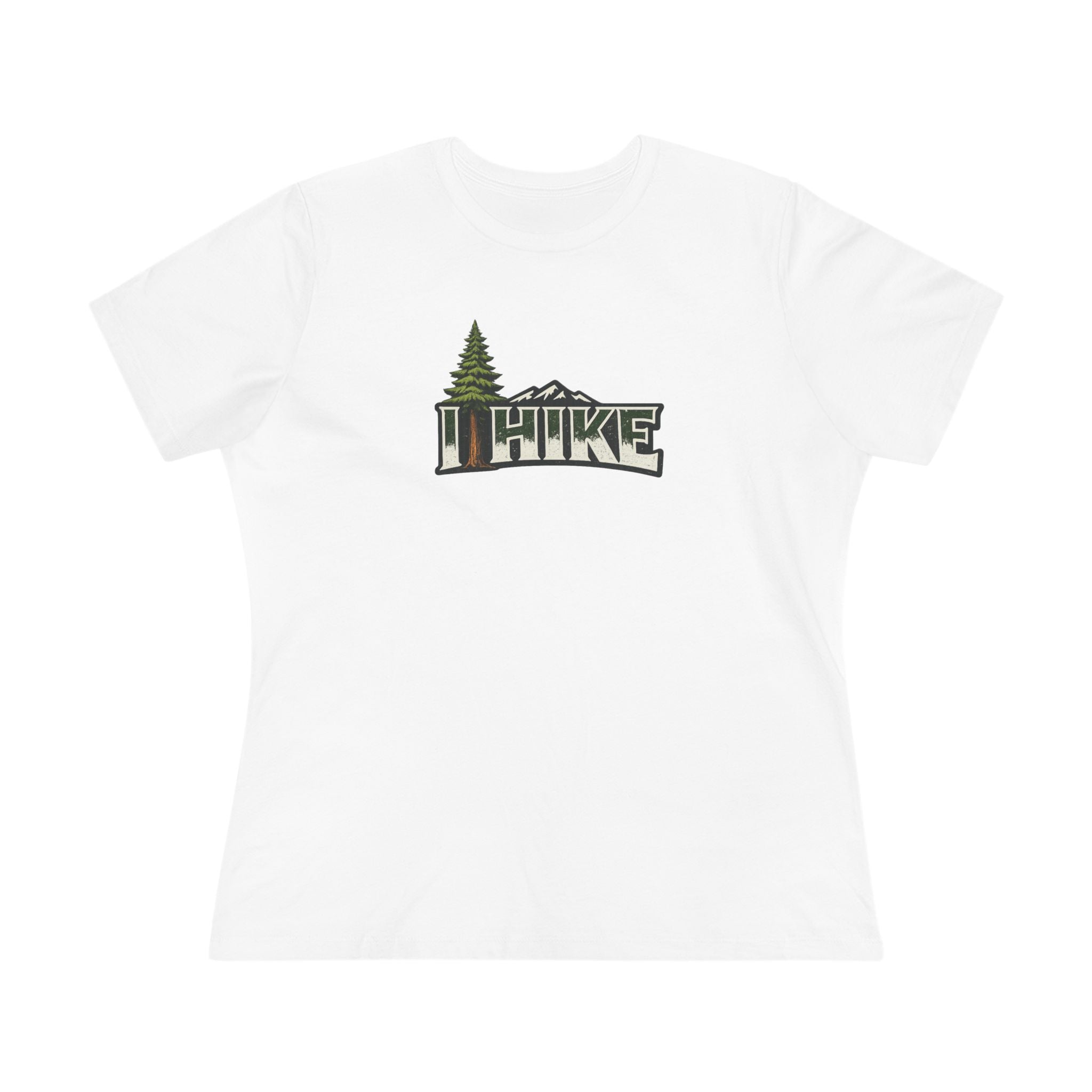 I HIKE Shirt | Vintage Mountain Hiking T-Shirt | Outdoor Nature Lover Tee | Gift for Hikers | 4 colors - 100% cotton