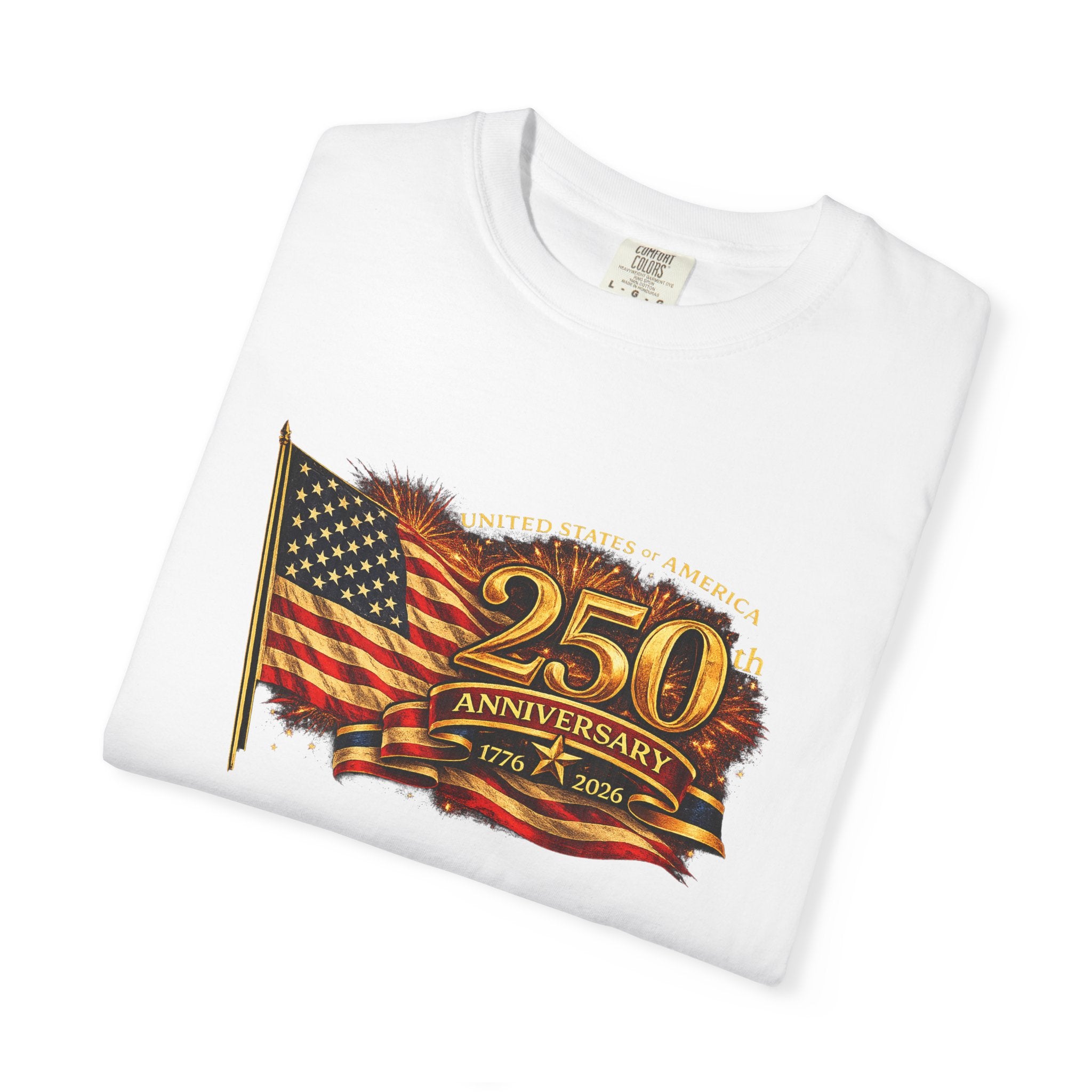 USA 250th Anniversary Shirt 1776-2026 Patriotic American Flag Tee | Matching Couple 4th of July Tee | America Gift - 8 colors -  100% cotton