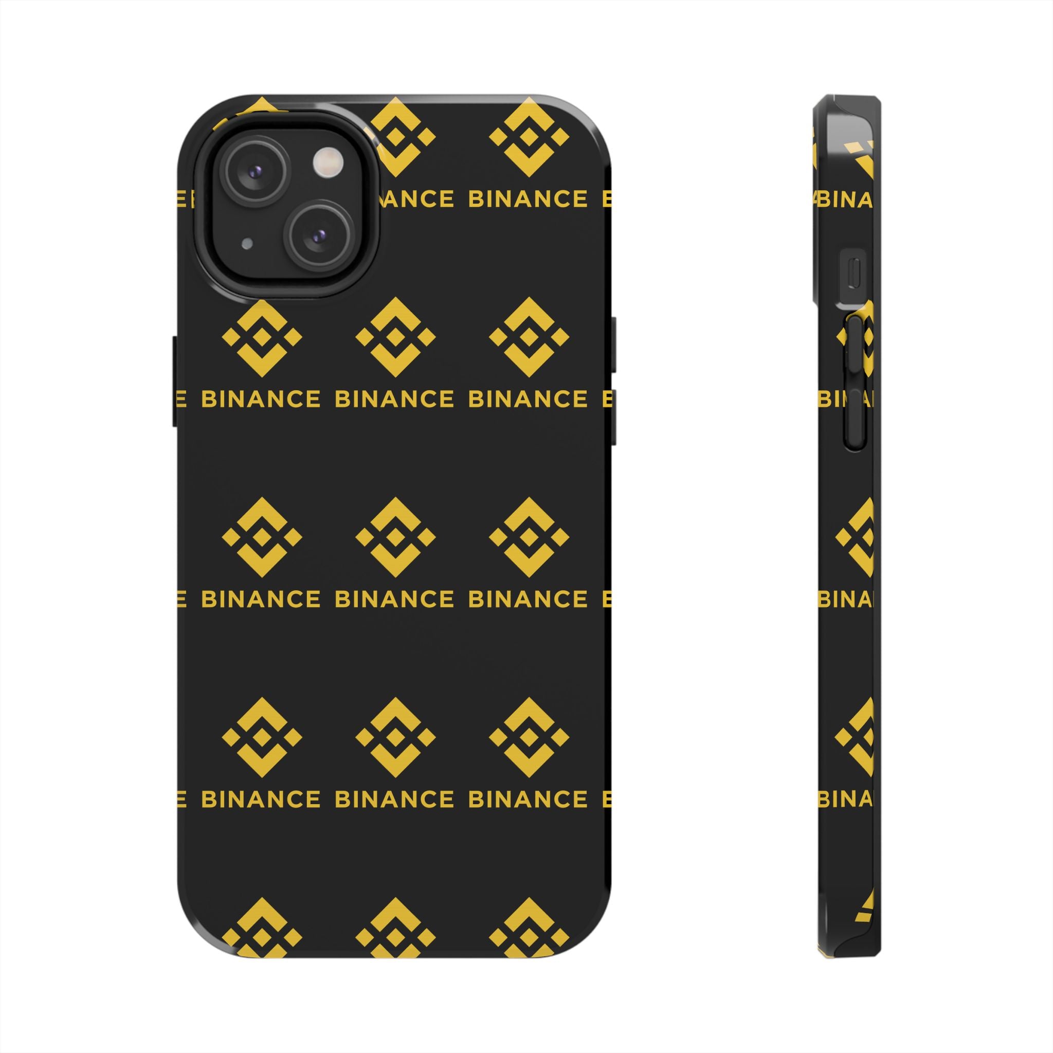 Binance Tough Phone Case | BNB Crypto Phone Case | iPhone and Samsung Case | Glossy Protective Cover | Binance Logo Case