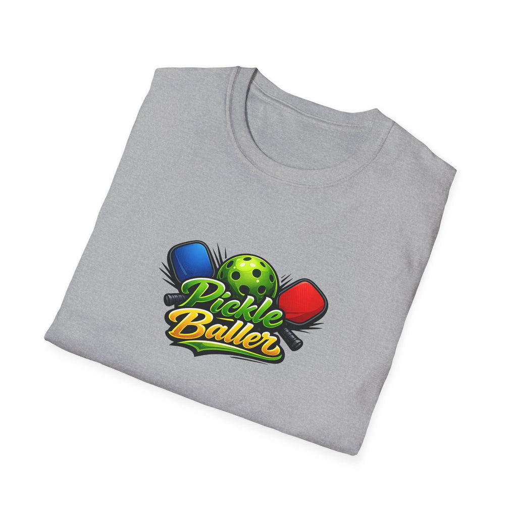 Pickle Baller TShirt | Funny Pickleball Shirt for Men & Women | Pickleball Player Gift | Pickleball Lover Apparel | 6 colors - 100% cotton