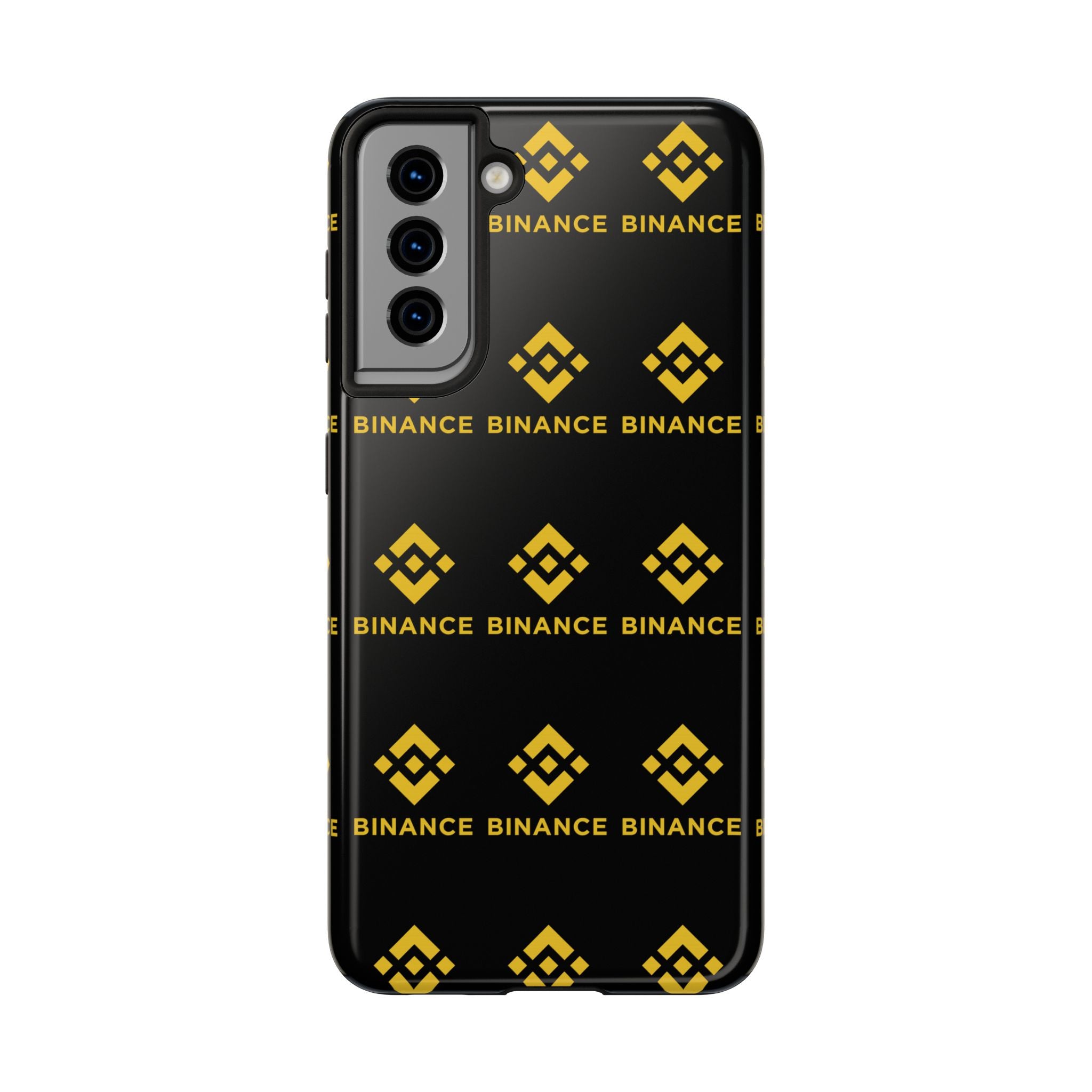 Binance Tough Phone Case | BNB Crypto Phone Case | iPhone and Samsung Case | Glossy Protective Cover | Binance Logo Case