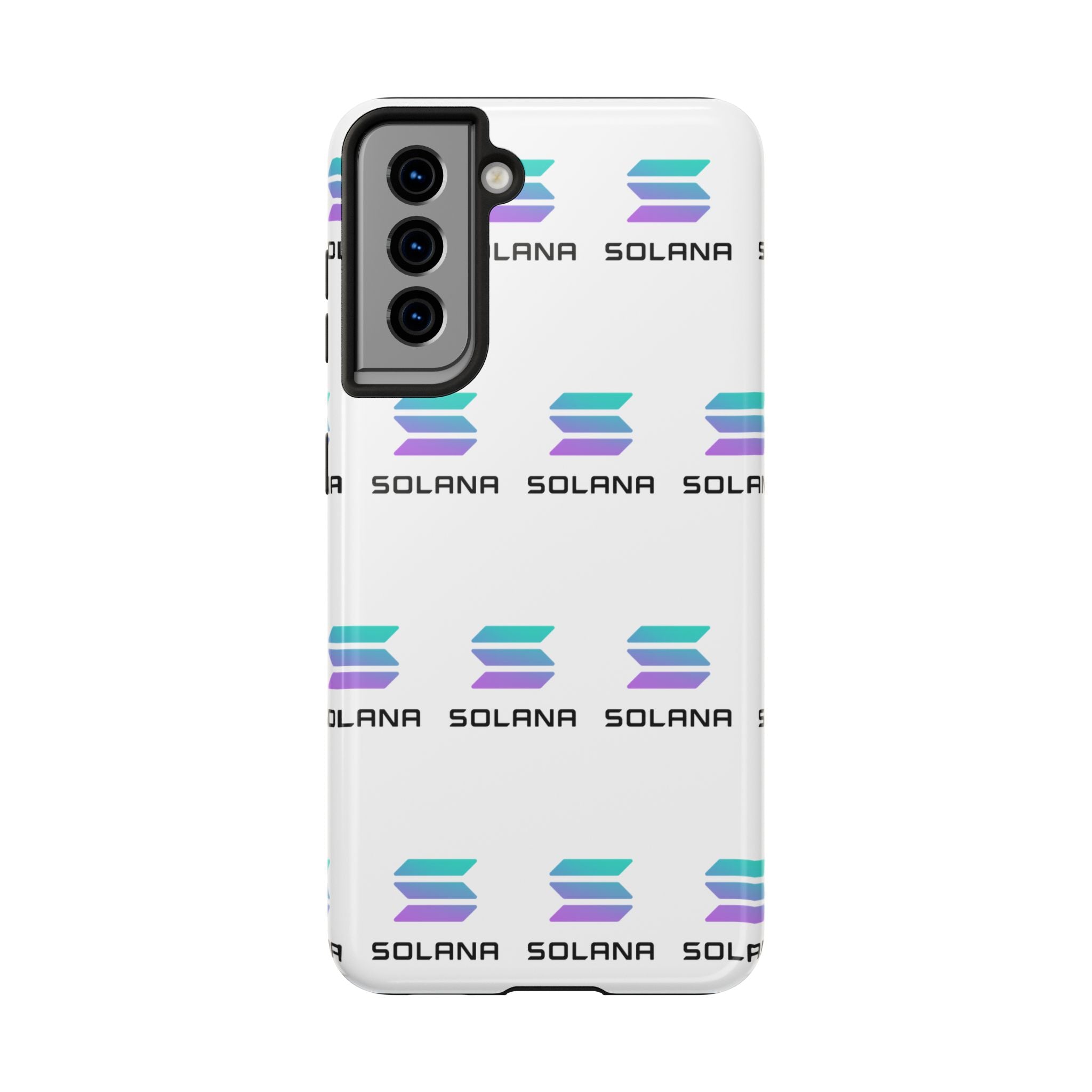 Solana Tough Phone Case | Crypto Phone Case | iPhone and Samsung Case | Glossy Protective Cover | SOL Phone Case