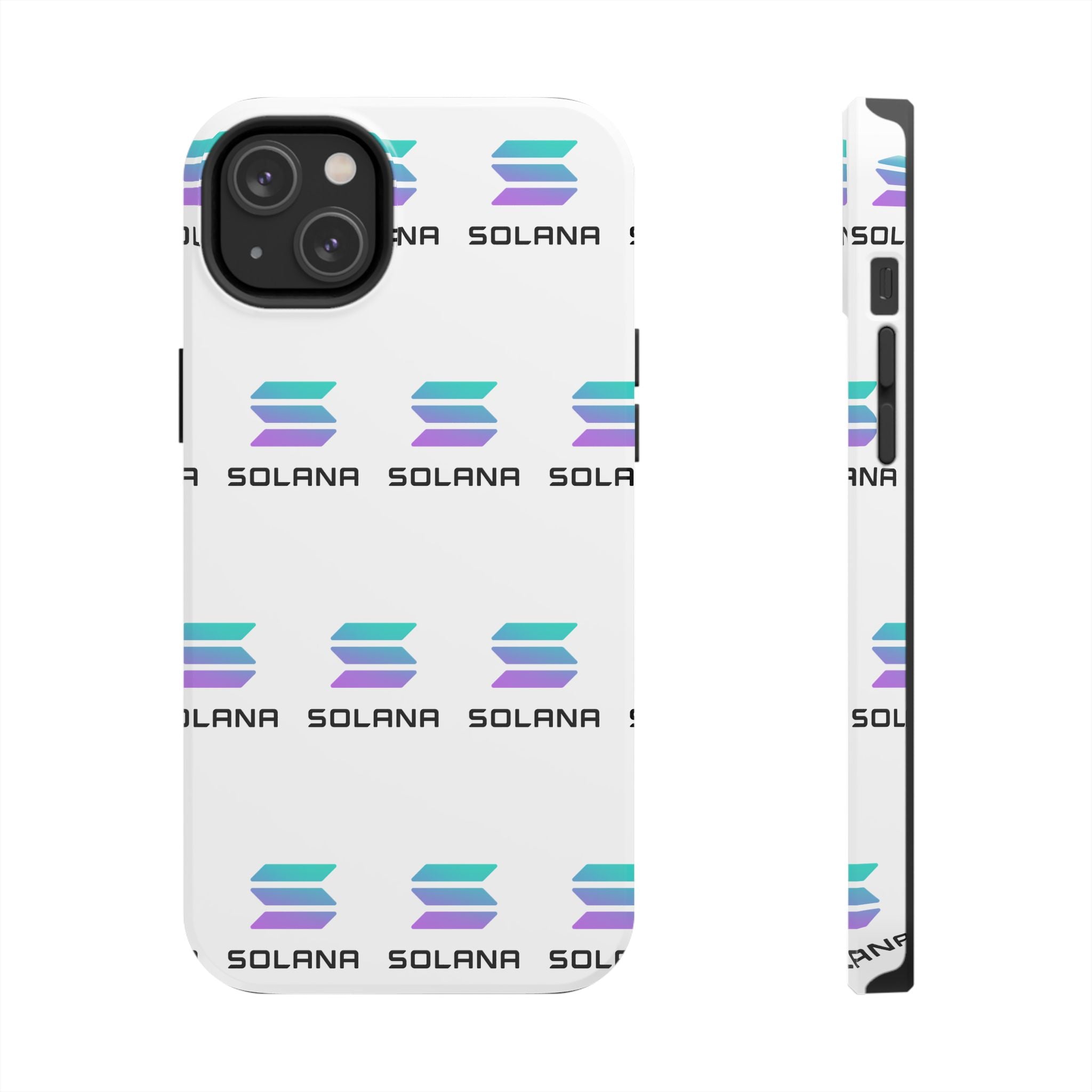 Solana Tough Phone Case | Crypto Phone Case | iPhone and Samsung Case | Glossy Protective Cover | SOL Phone Case