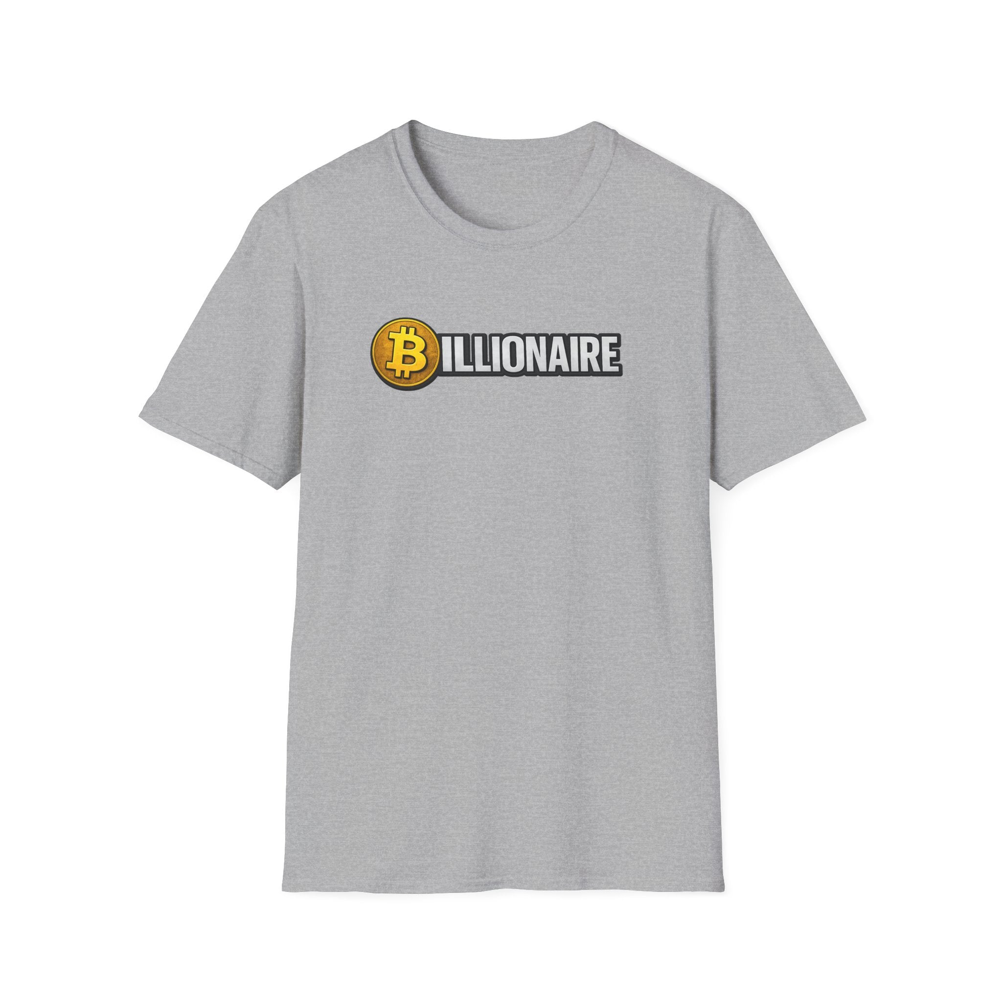 Bitcoin Billionaire T-Shirt | Show your crypto pride in style with this tee | 5 Colors - 100% cotton