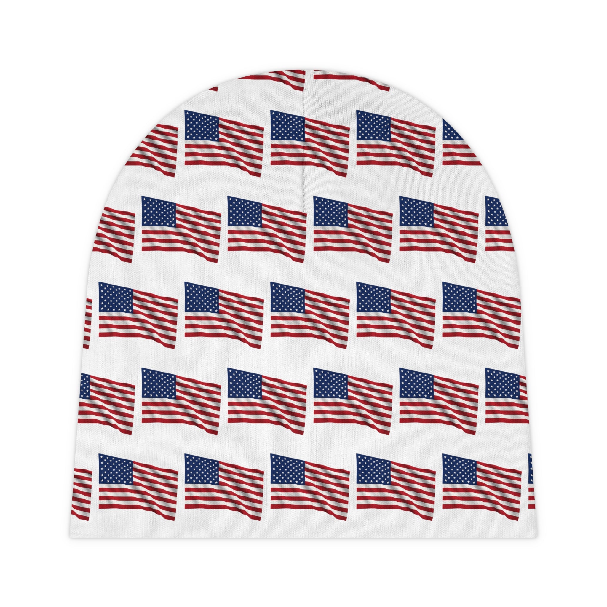 American Flag Baby Beanie | Patriotic Newborn Hat | USA Infant Cap | 4th of July Baby Hat | Baby Shower Gift | Cute USA Baby Beanie