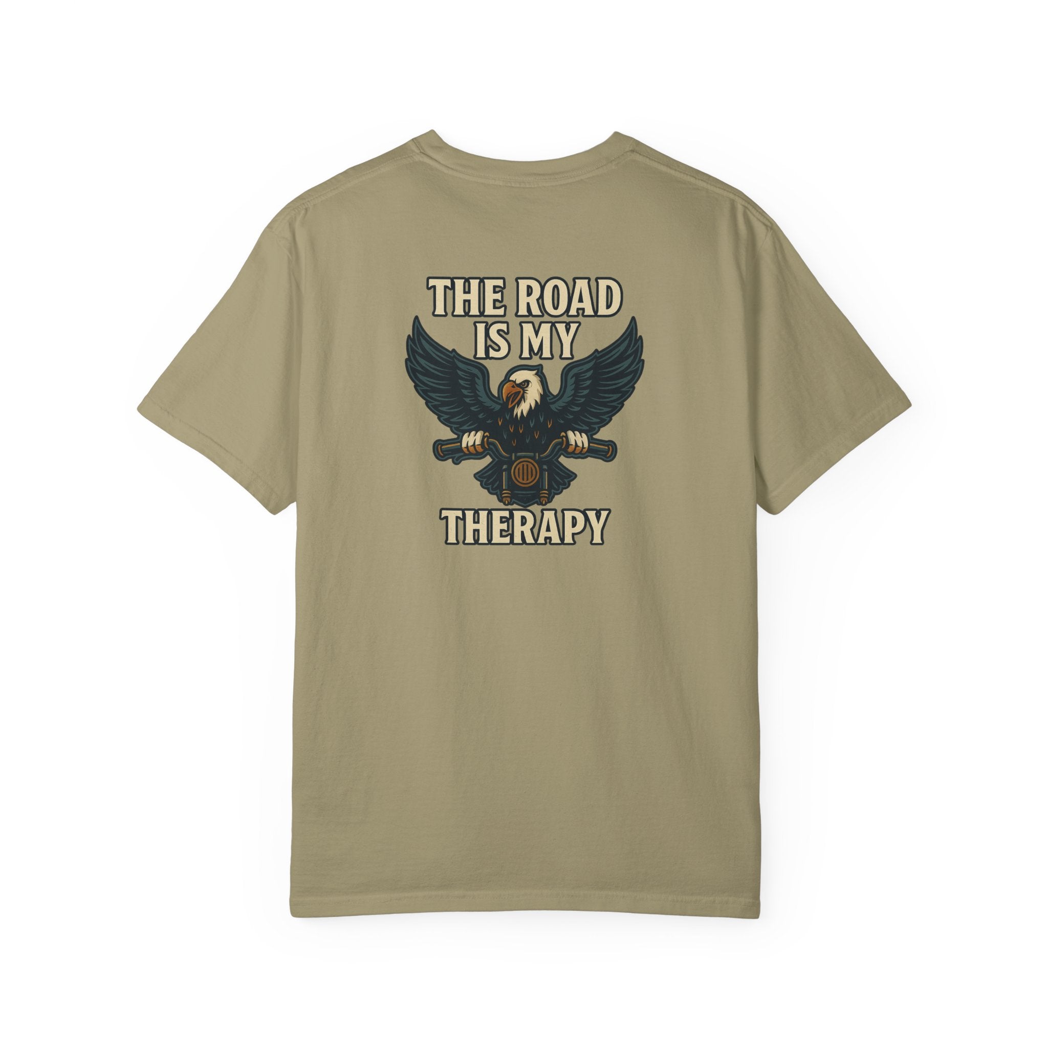 The Road is my Therapy T-shirt | Harley Motorcycle Rider Tee | 7 colors - 100% cotton