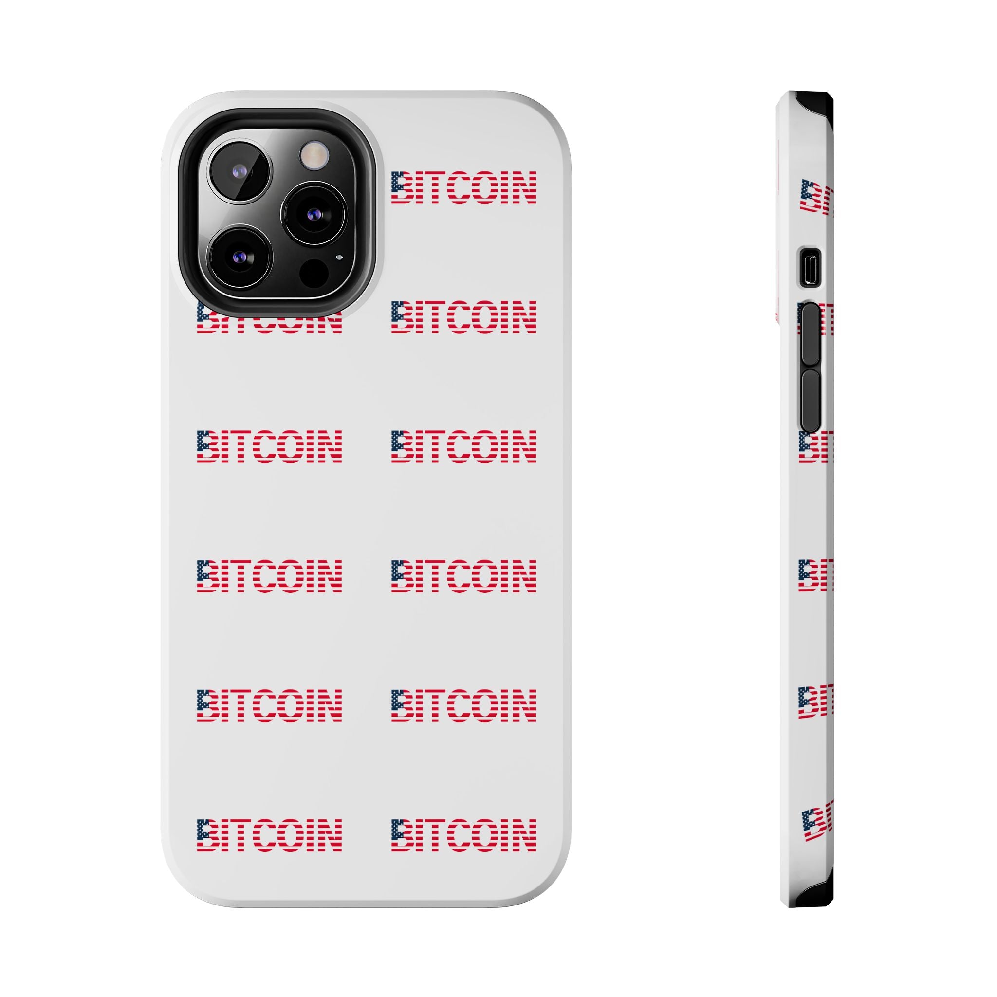 Bitcoin Tough Phone Case | Crypto Phone Case | iPhone and Samsung Case | Glossy Protective Cover | Bitcoin Logo Case