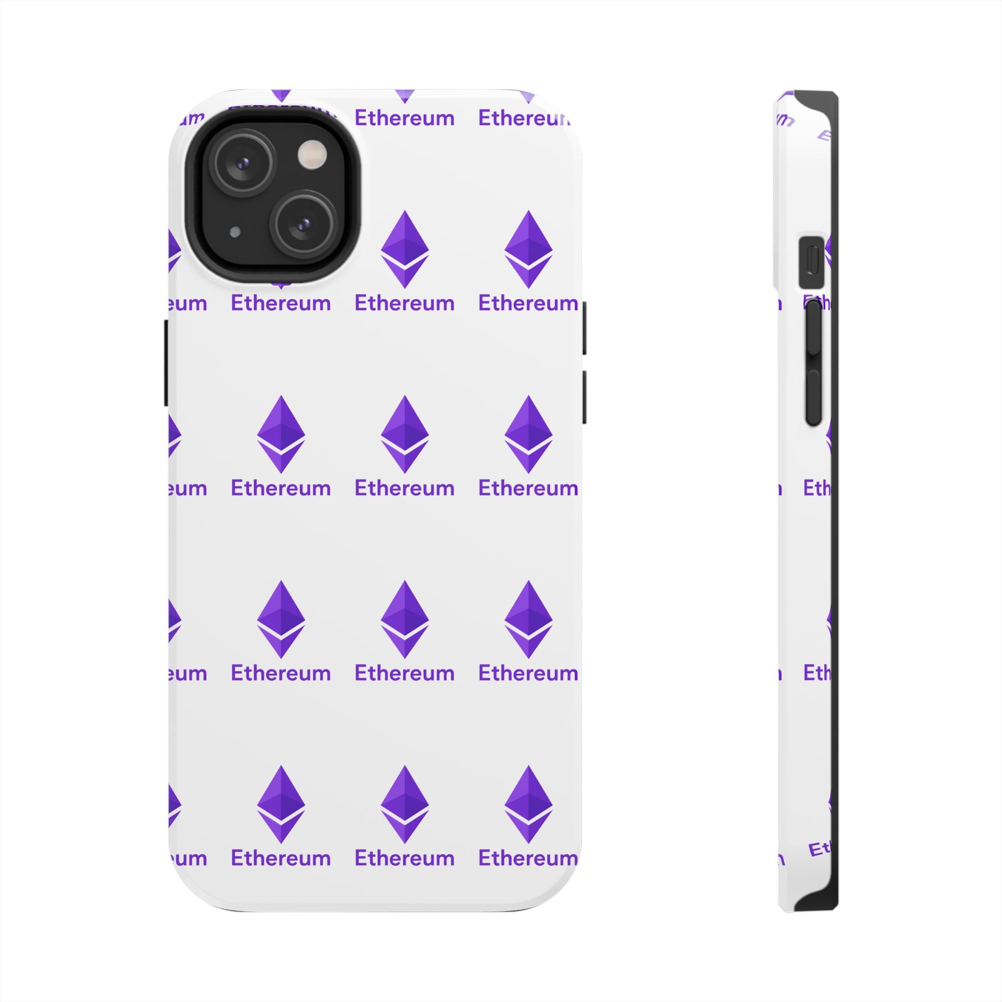 Ethereum Tough Phone Case | Crypto iPhone Samsung Case | Glossy Protective Phone Cover | Impact Resistant ETH Case