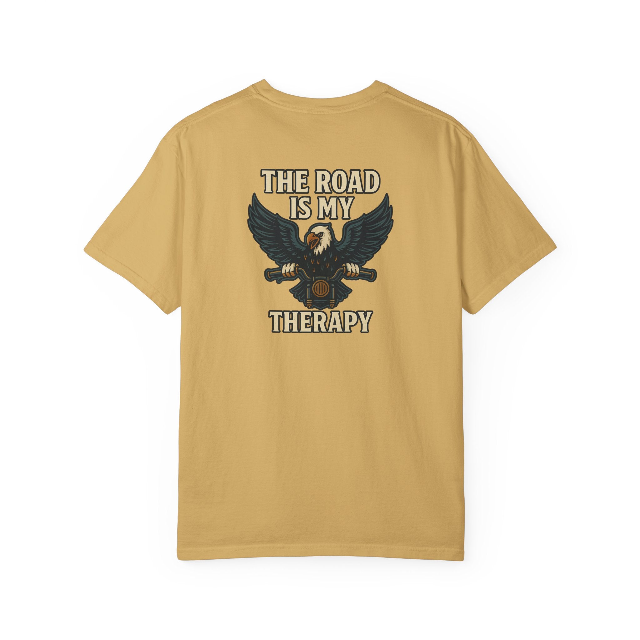 The Road is my Therapy T-shirt | Harley Motorcycle Rider Tee | 7 colors - 100% cotton