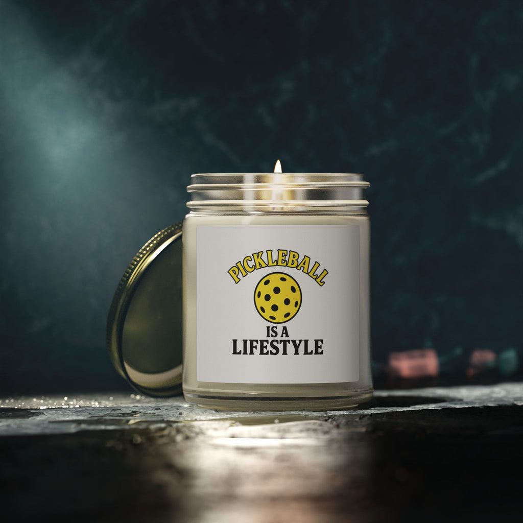 Pickleball Is a Lifestyle Candle | Coconut Apricot Wax | Eco-Friendly and Non-Toxic | 4oz or 9oz size | 9 scents