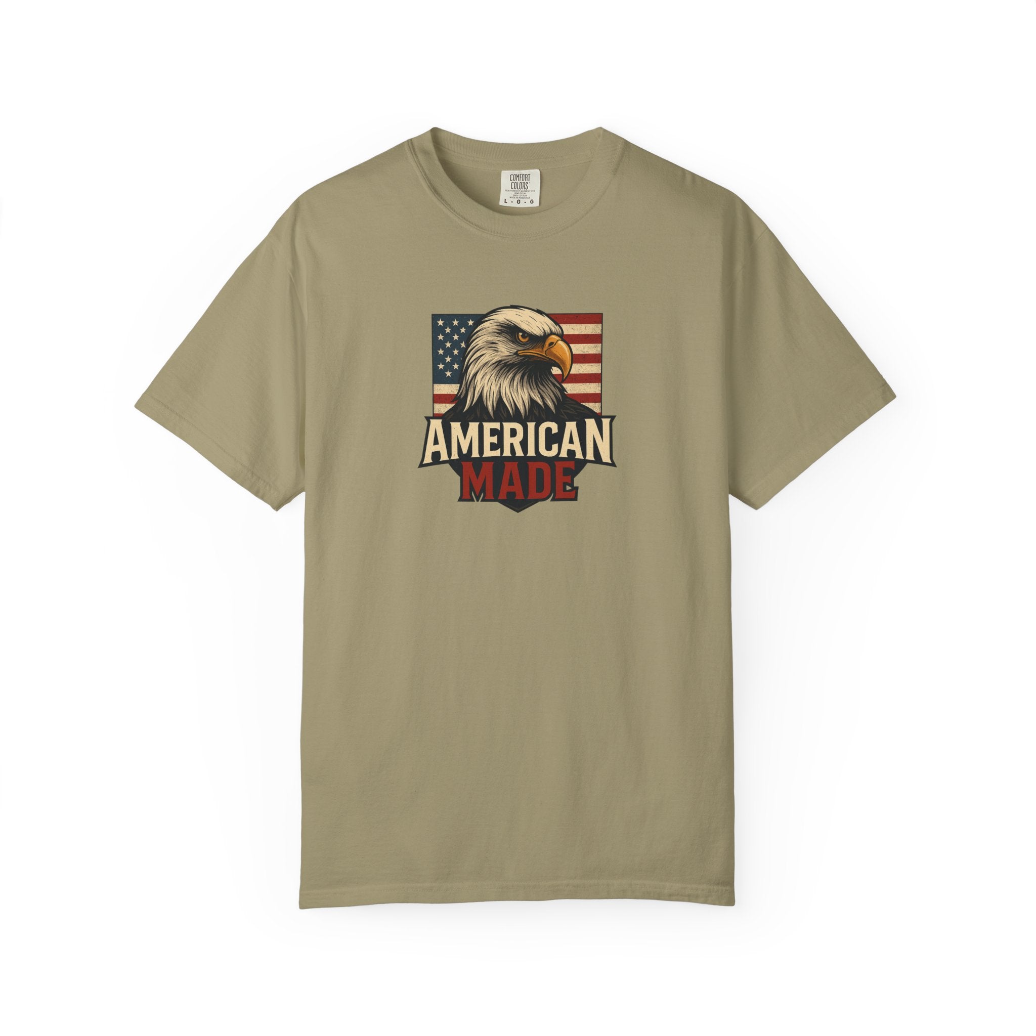 Patriotic Eagle T-Shirt for Freedom Lovers | American Made USA Pride | Gift for Veterans | 4th of July Celebration | 6 colors - 100% cotton