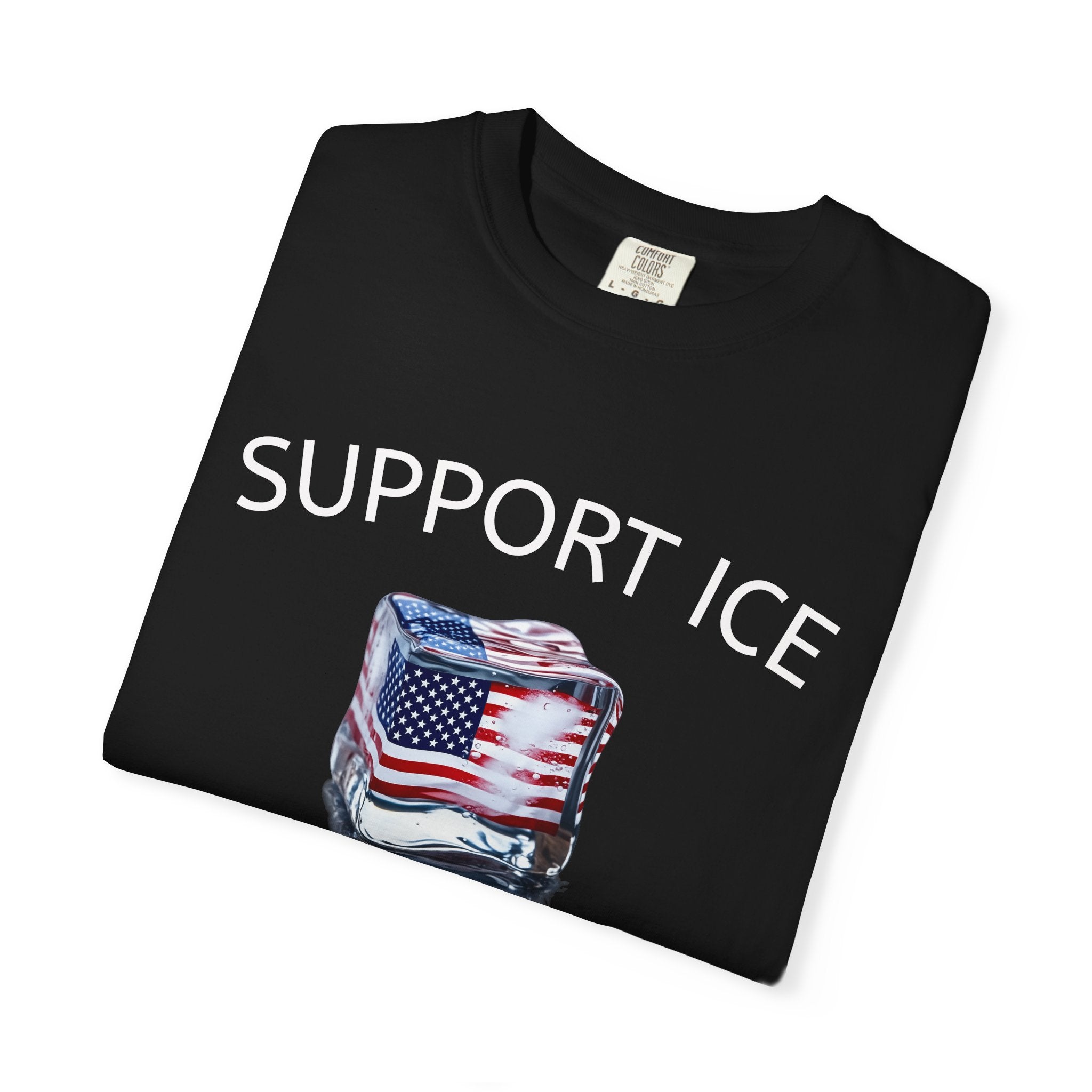 Support ICE Shirt | Patriotic Law Enforcement Tee | Pro Police Apparel | Freedom Support Shirt | USA Pride Tee | 9 colors - 100% cotton