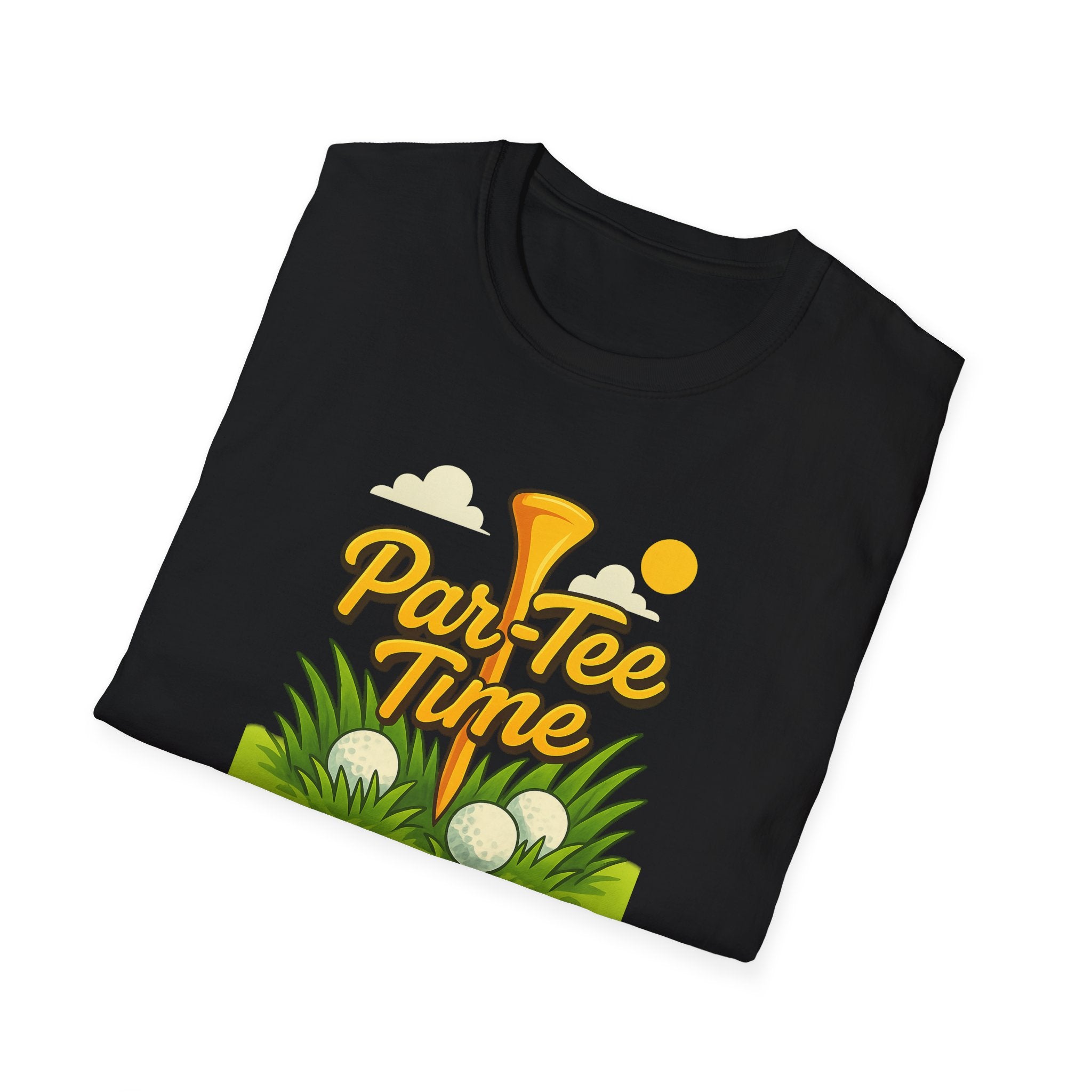 Funny Golf T-Shirt Par-Tee Time |  Golfing Shirt | Golf Gift for Dad | 7 colors - 100% cotton
