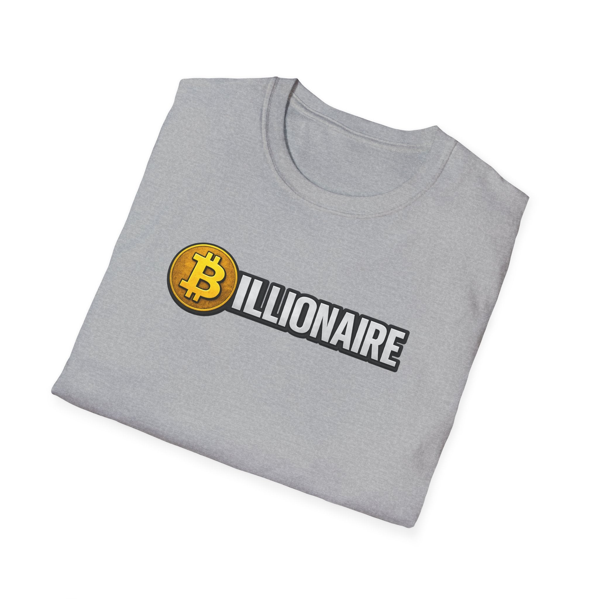 Bitcoin Billionaire T-Shirt | Show your crypto pride in style with this tee | 5 Colors - 100% cotton