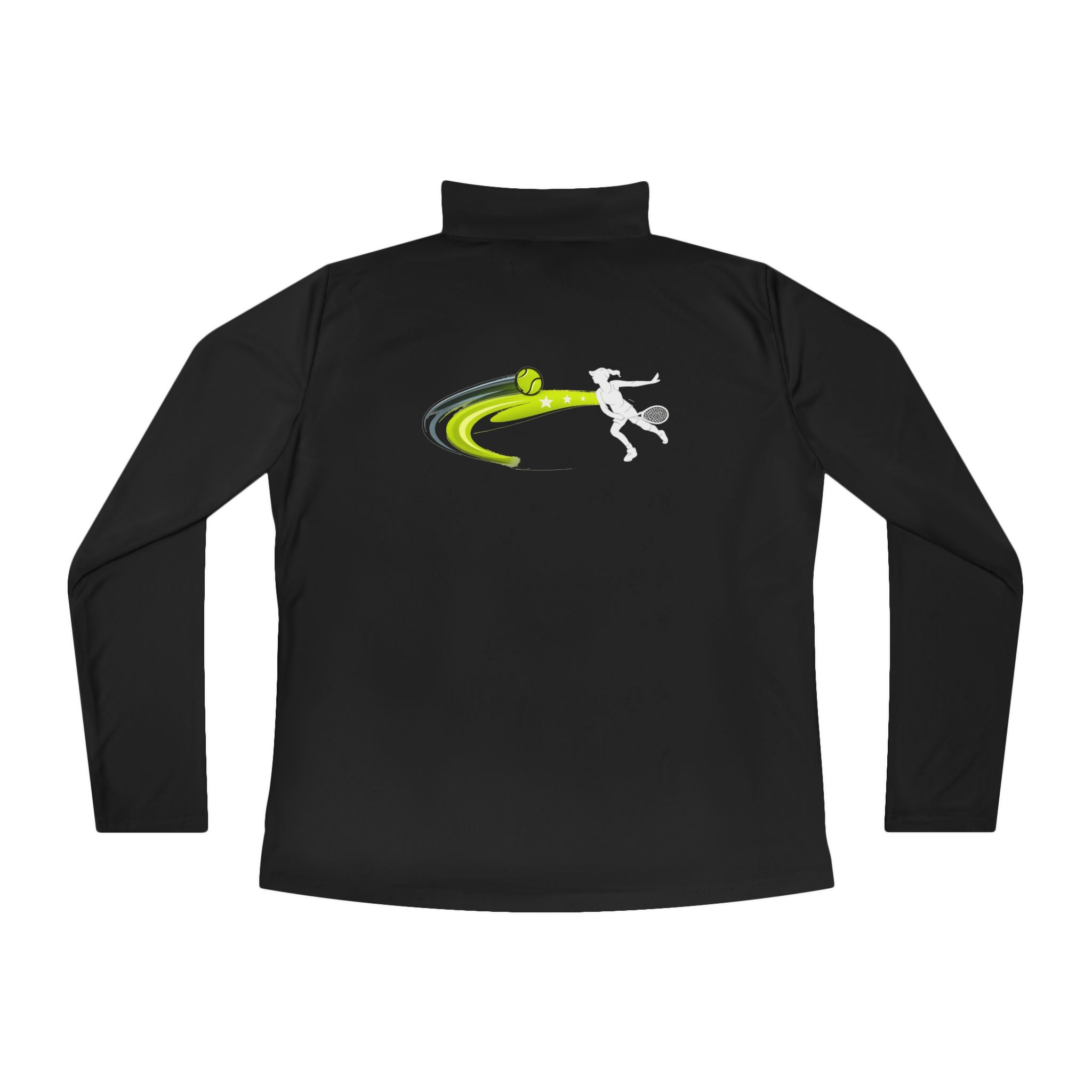 Women's Tennis Lightweight Quarter-Zip Athletic Pullover | Moisture-Wicking Performance Jacket | 4 colors - 100% polyester