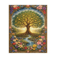500 Piece Tree of Life Puzzle | Nature Jigsaw Puzzle | Colorful Floral Landscape Puzzle | Relaxing Adult Puzzle Gift | 16 x 20 | 500 pieces