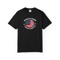 Against All Enemies Shirt | Patriotic American Flag T-Shirt | 1776 USA Shirt | Military Veteran Patriot Gift | 6 colors - 100% cotton