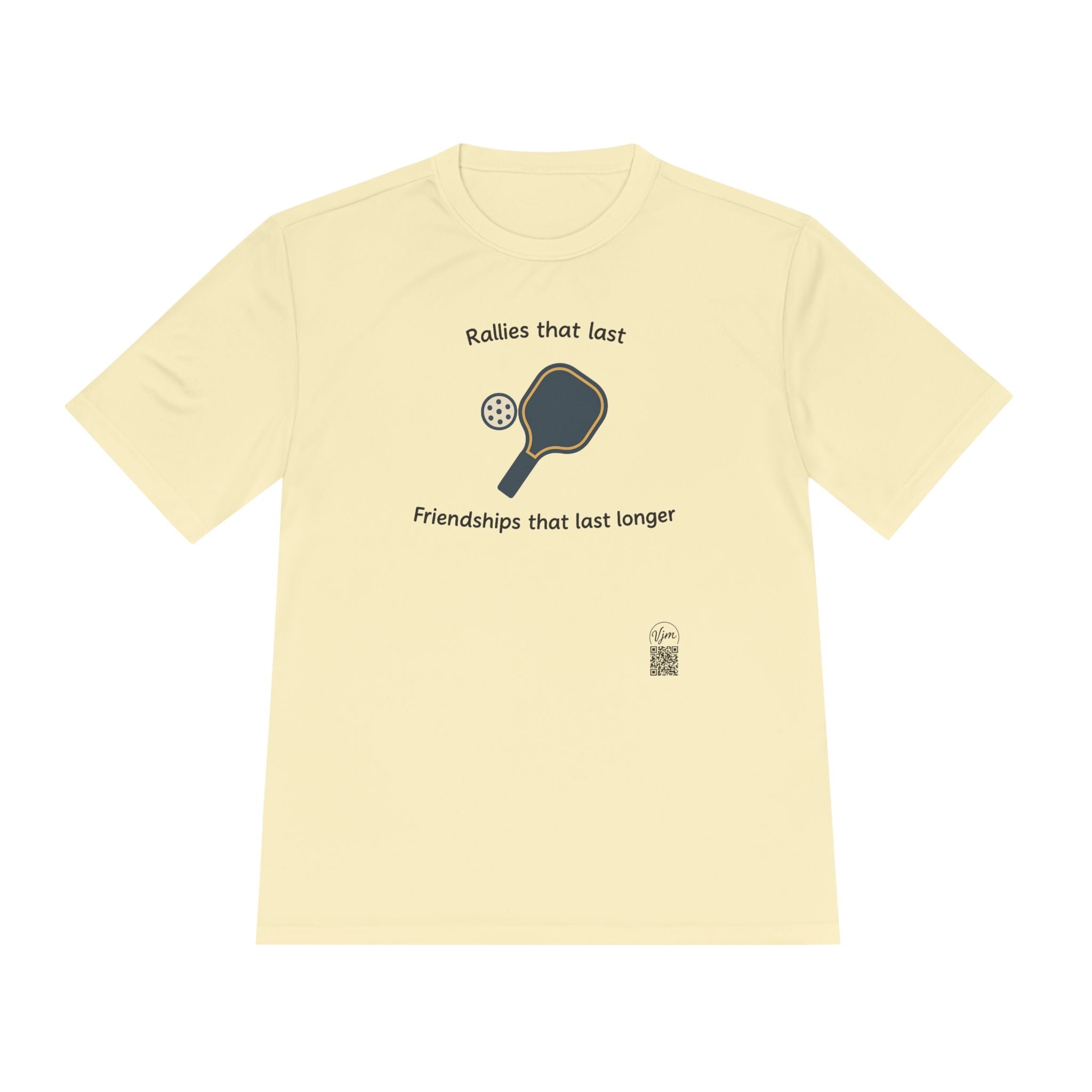 Rallies That Last, Friendships that Last Longer Pickleball T-Shirt Tee | Durango Hills Pickleball Club | 5 colors -  100% polyester