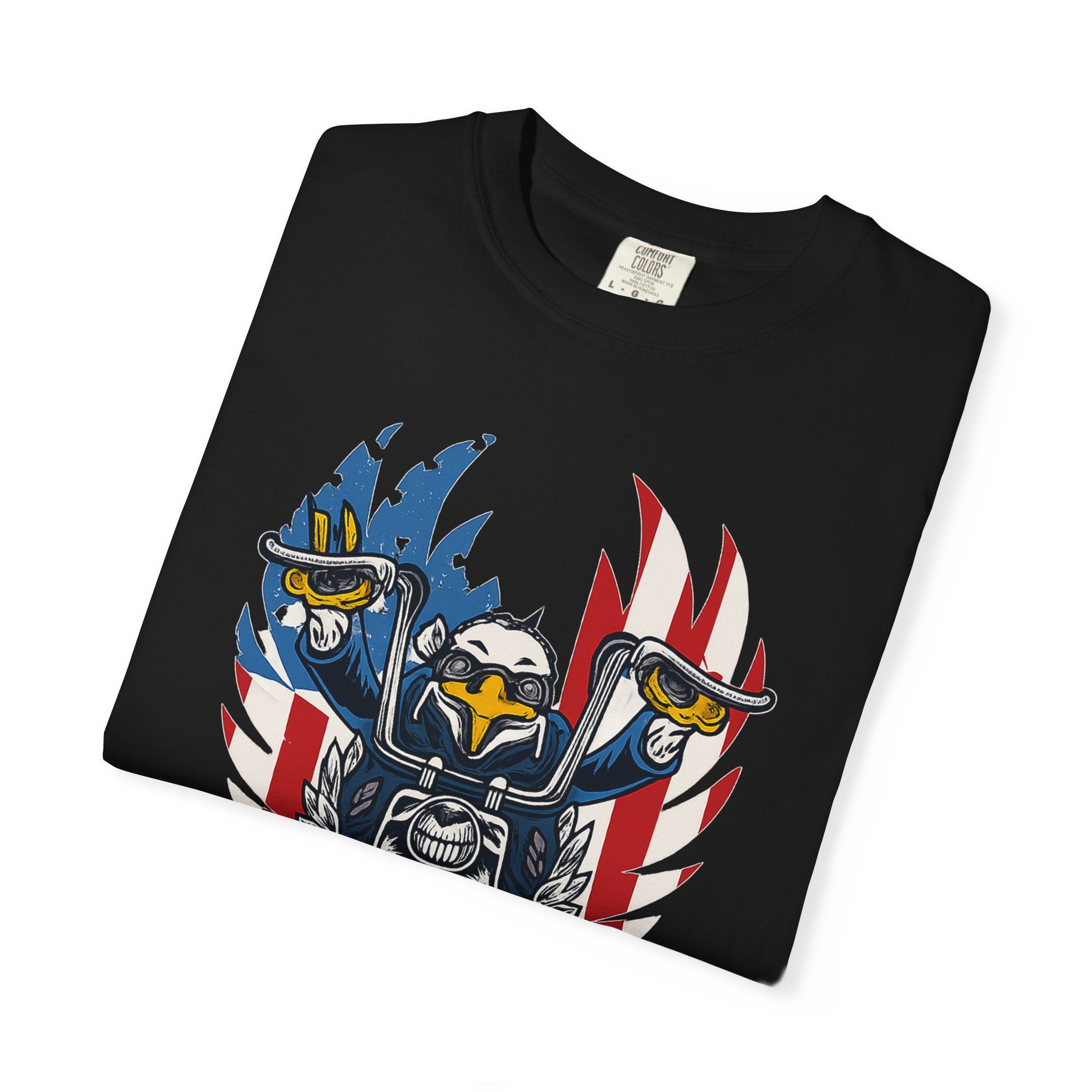 Ride With Pride Motorcycle T-Shirt | Harley Inspired Tee | American Freedom Motorcycle Shirt | 6 colors - 100% cotton