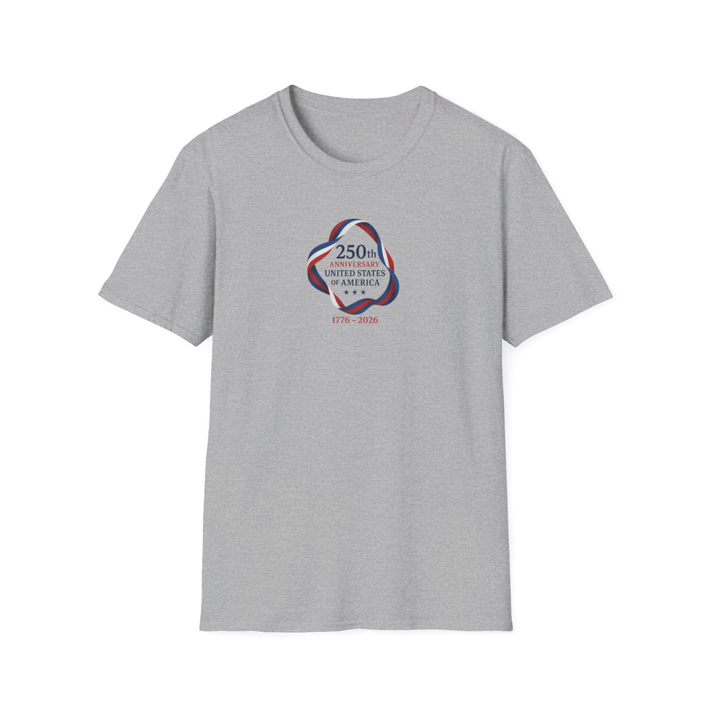 250th Anniversary of America USA T-Shirt Tee | Patriotic American Semiquincentennial | 5 colors - 100% cotton