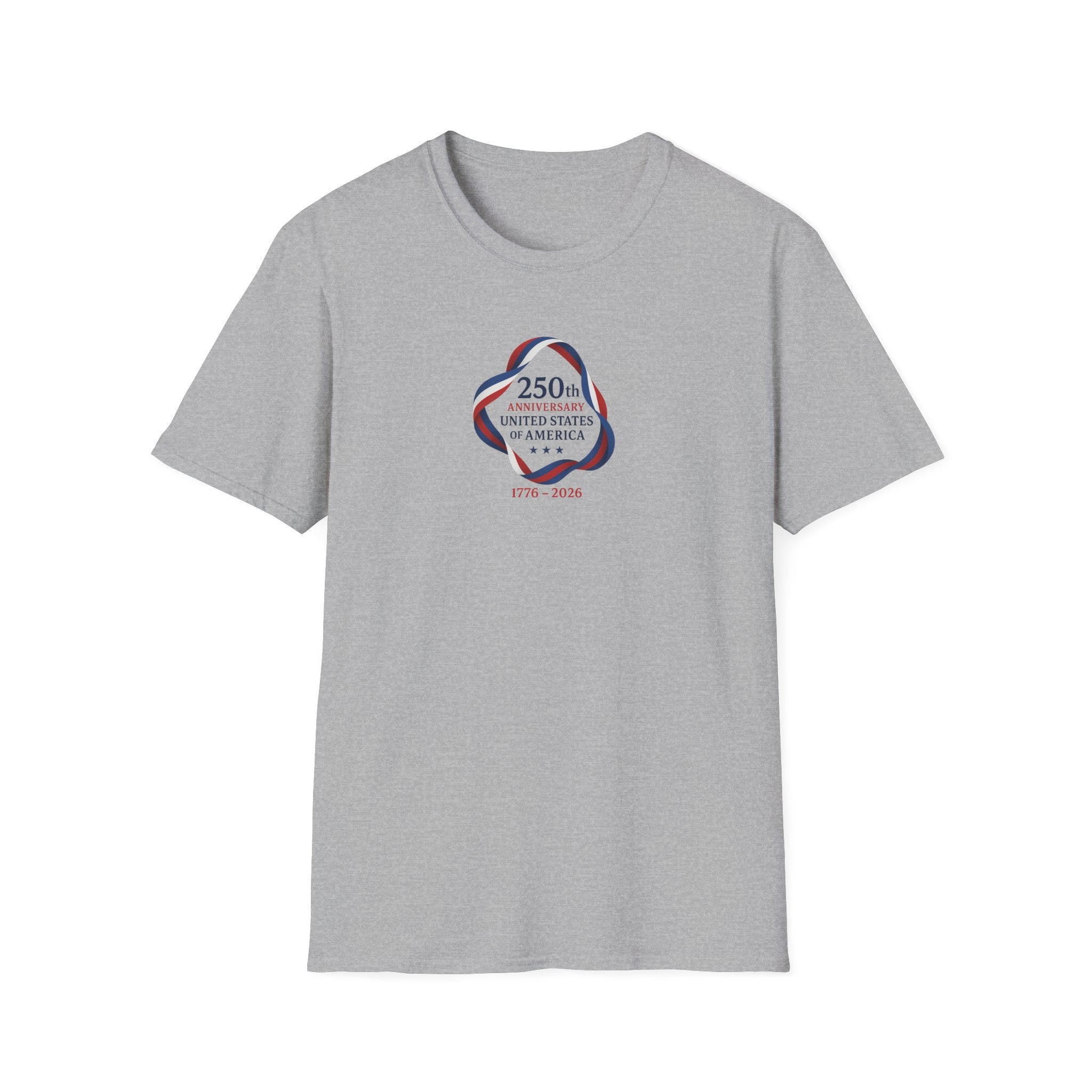 250th Anniversary of America USA T-Shirt Tee | Patriotic American Semiquincentennial | 5 colors - 100% cotton