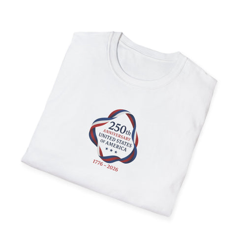 250th Anniversary of America USA T-Shirt Tee | Patriotic American Semiquincentennial | 5 colors - 100% cotton