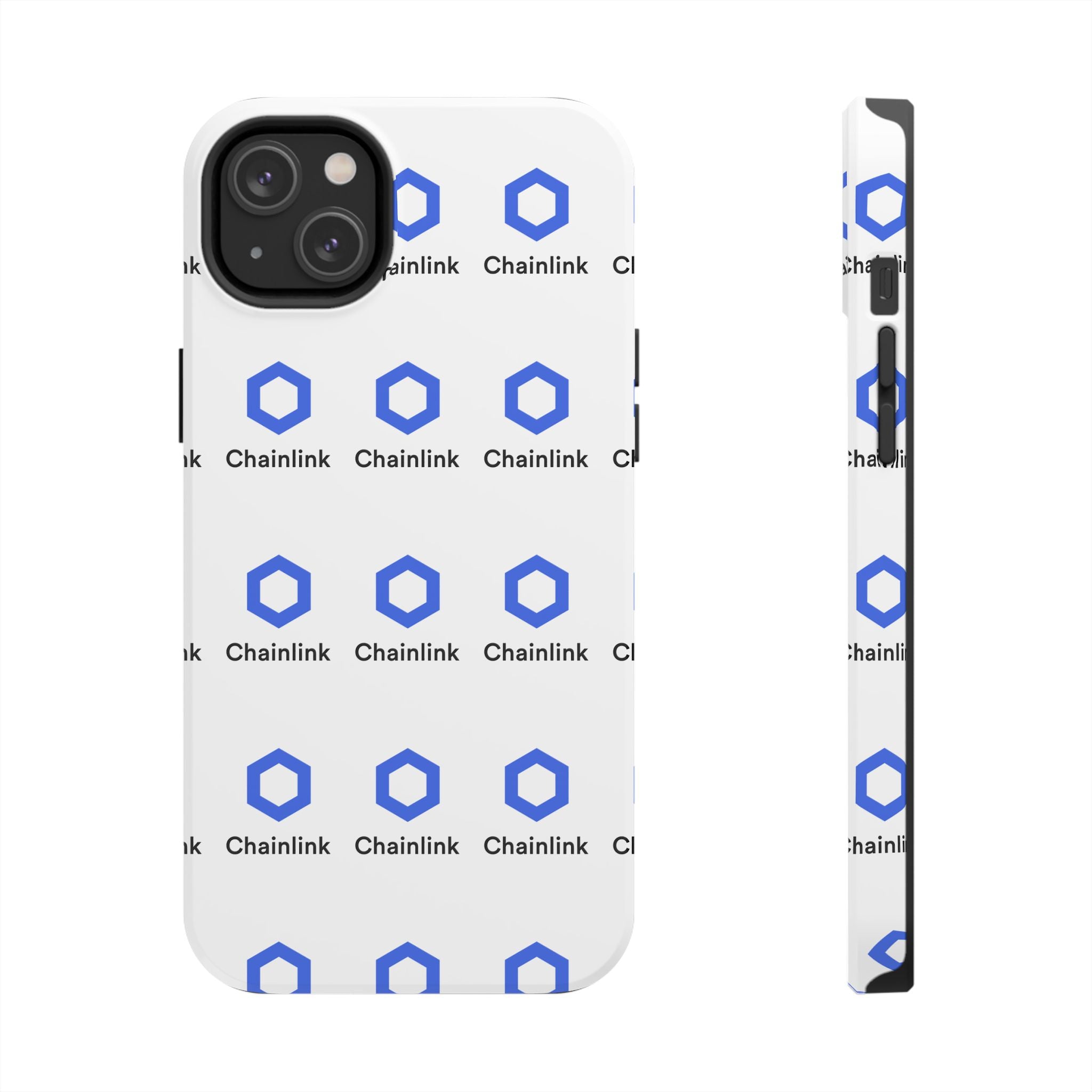 Chainlink Tough Phone Case | LINK Crypto Phone Case | iPhone and Samsung Case | Glossy Protective Cover | Chainlink Logo Case