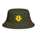 Pickleball Bucket Hat | Yellow Pickleball Icon Cap | Trendy Court Style Sun Hat for Men & Women | 6 colors 100%