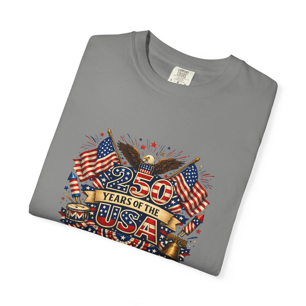 USA 250th Anniversary Shirt | Patriotic America 1776-2026 Tee | 4th of July Tshirt | Independence Day Gift | 8 colors - 100% cotton