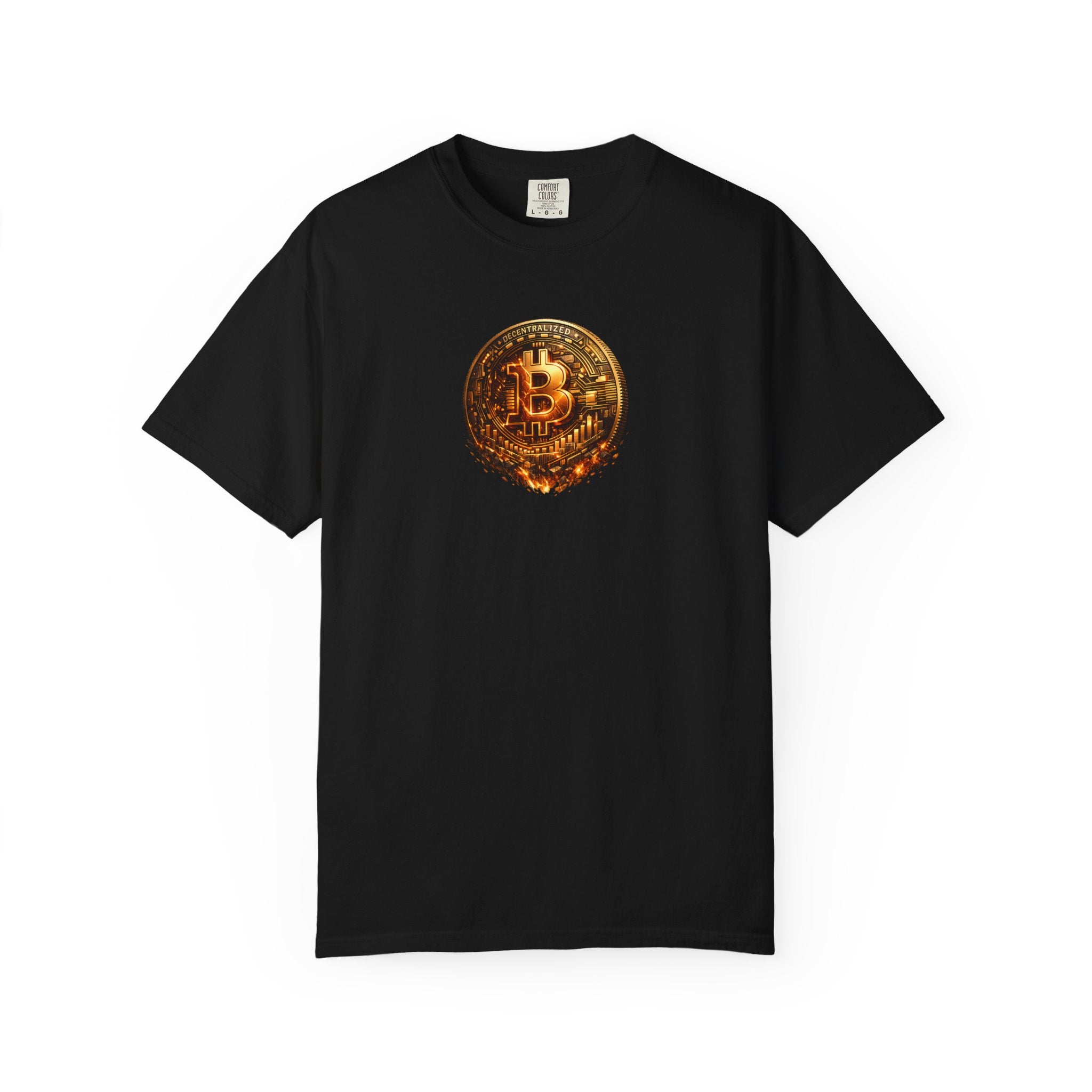 Melting Bitcoin Coin TShirt | Digital Currency Shirt | Bitcoin Fan Gift | Blockchain Crypto Apparel | 8 colors - 100% cotton