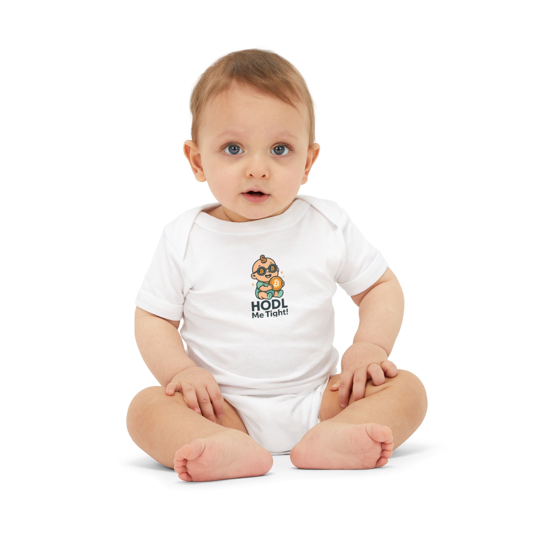 HODL Me Tight Bitcoin-inspired Infant Jersey One Piece | 6 colors - 100% cotton