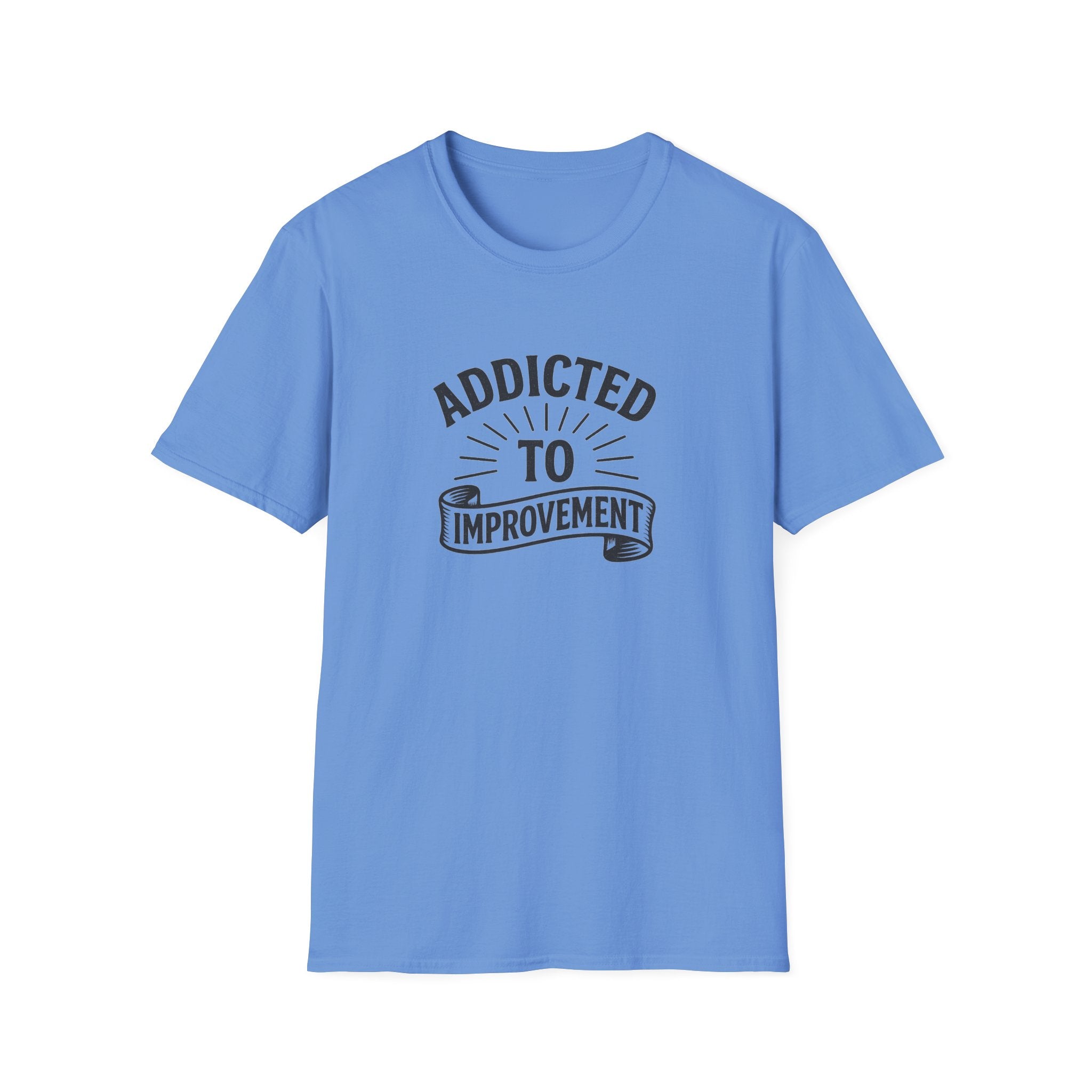 Always Leveling Up Motivational T-Shirt | Addicted to Improvement Tee | Positive Mindset Clothing for Men & Women | 8 colors - 100% cotton