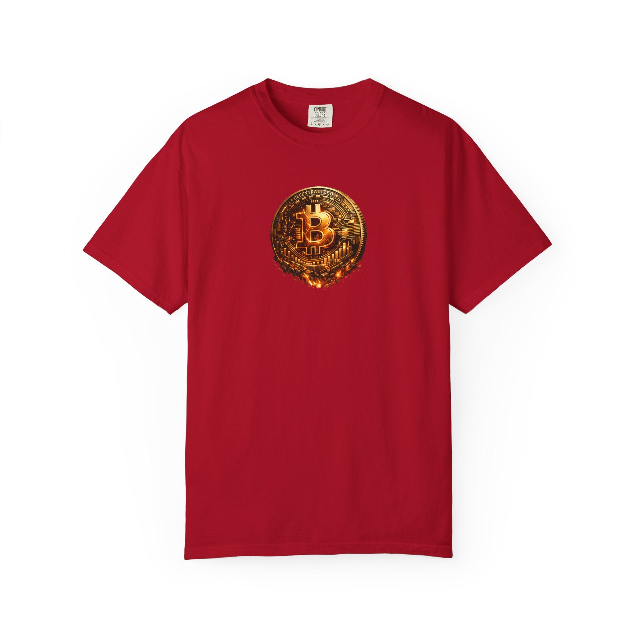 Melting Bitcoin Coin TShirt | Digital Currency Shirt | Bitcoin Fan Gift | Blockchain Crypto Apparel | 8 colors - 100% cotton