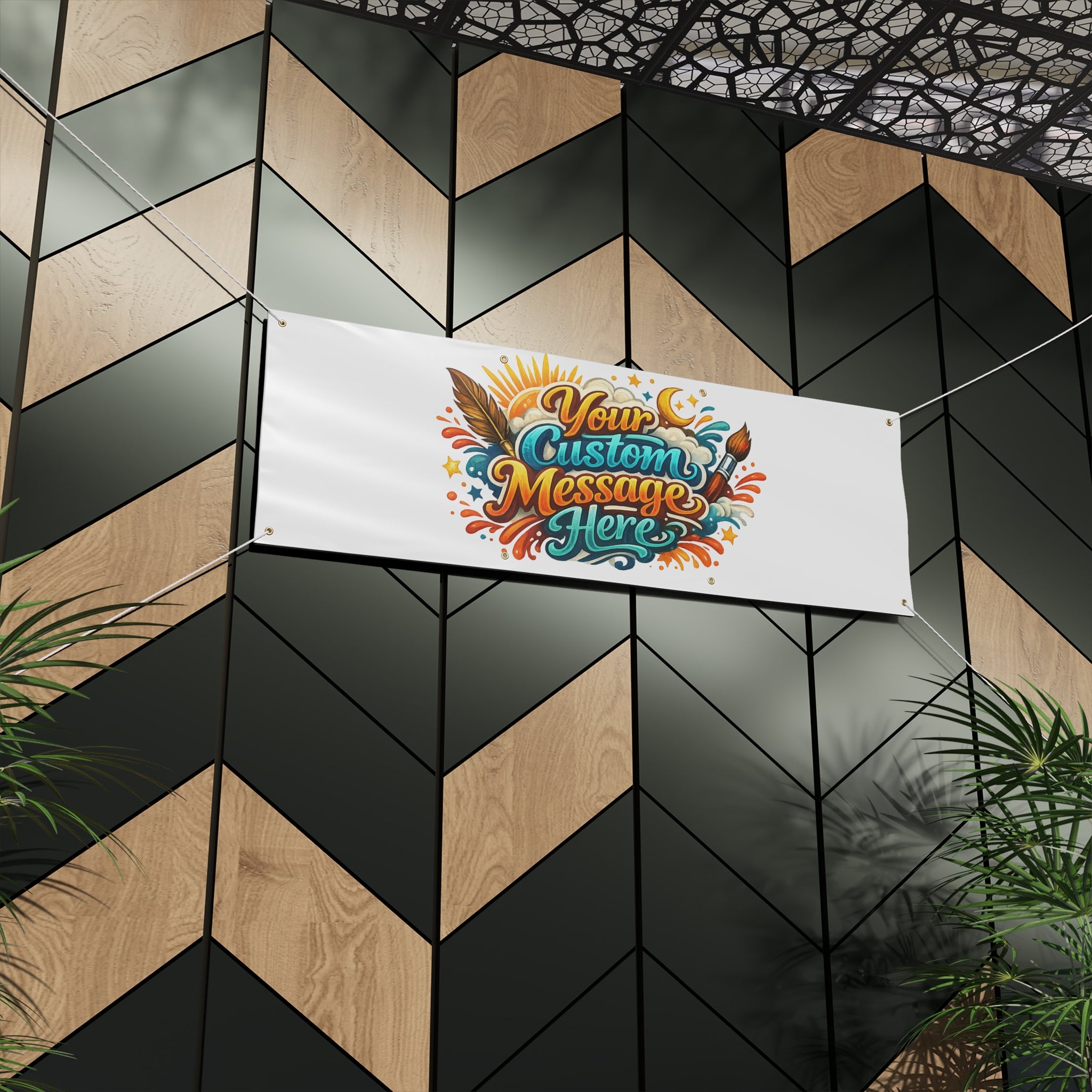 Custom Banner | Matte Outdoor Vinyl Personalized Sign | 4 sizes available