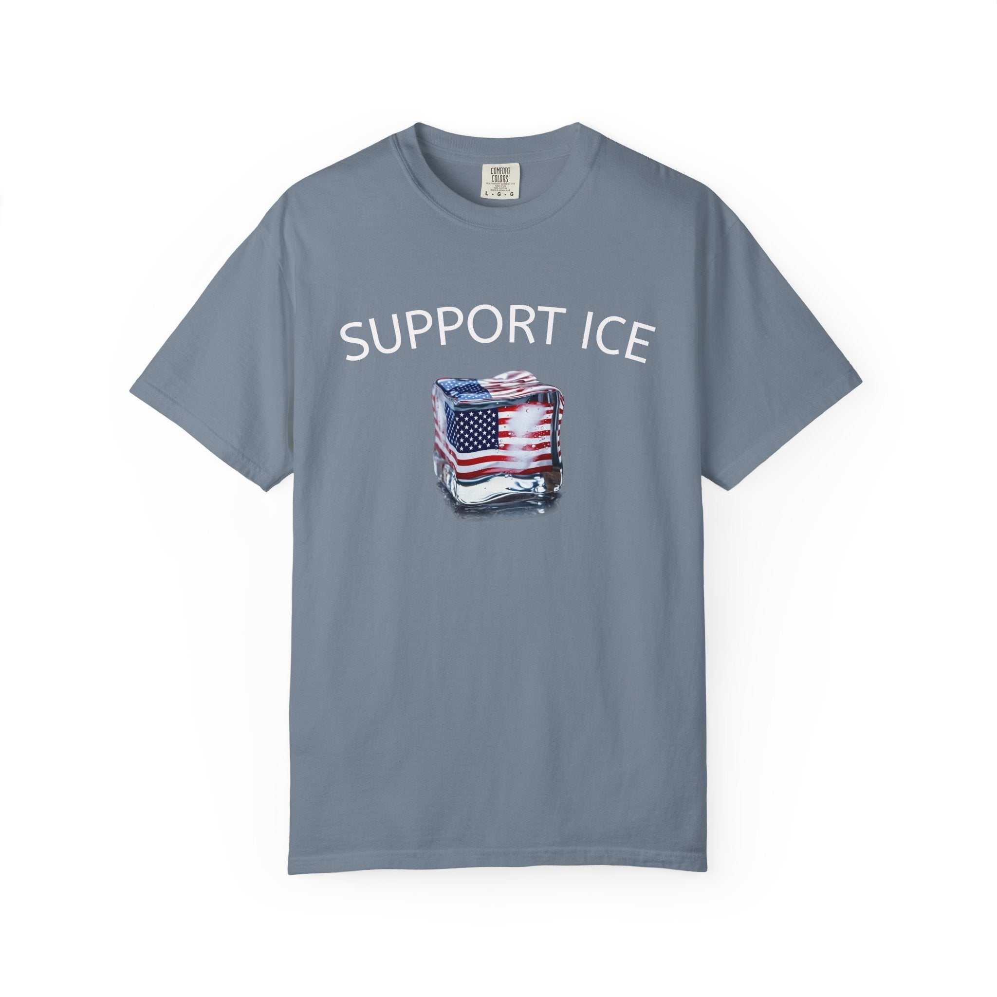 Support ICE Shirt | Patriotic Law Enforcement Tee | Pro Police Apparel | Freedom Support Shirt | USA Pride Tee | 9 colors - 100% cotton