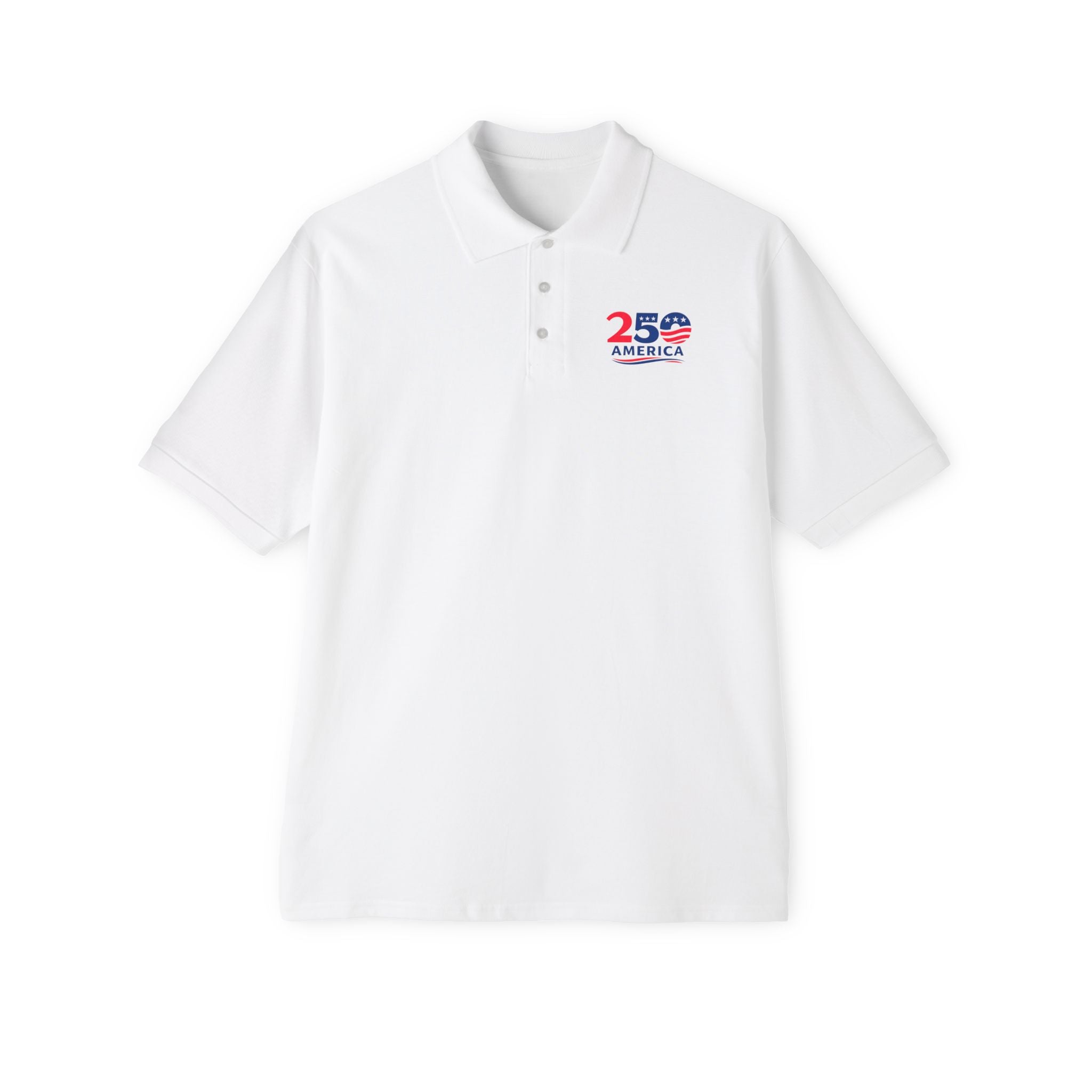 America 250 Polo Shirt | Patriotic USA 1776-2026 Celebration Shirt | Independence Anniversary Gift for Men | 2 colors - 100% cotton
