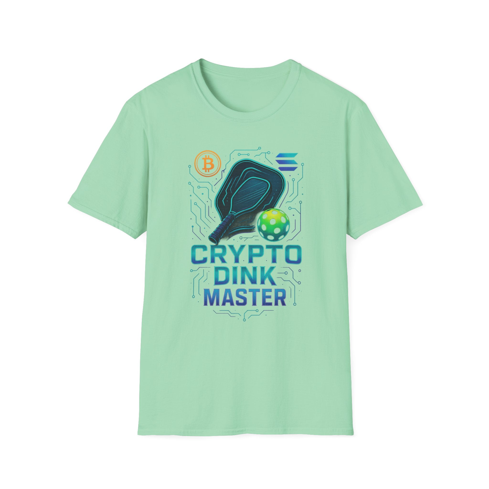 Whale of the Pickleball Court Dink Master Bitcoin T-Shirt tee | 7 colors - 100% cotton