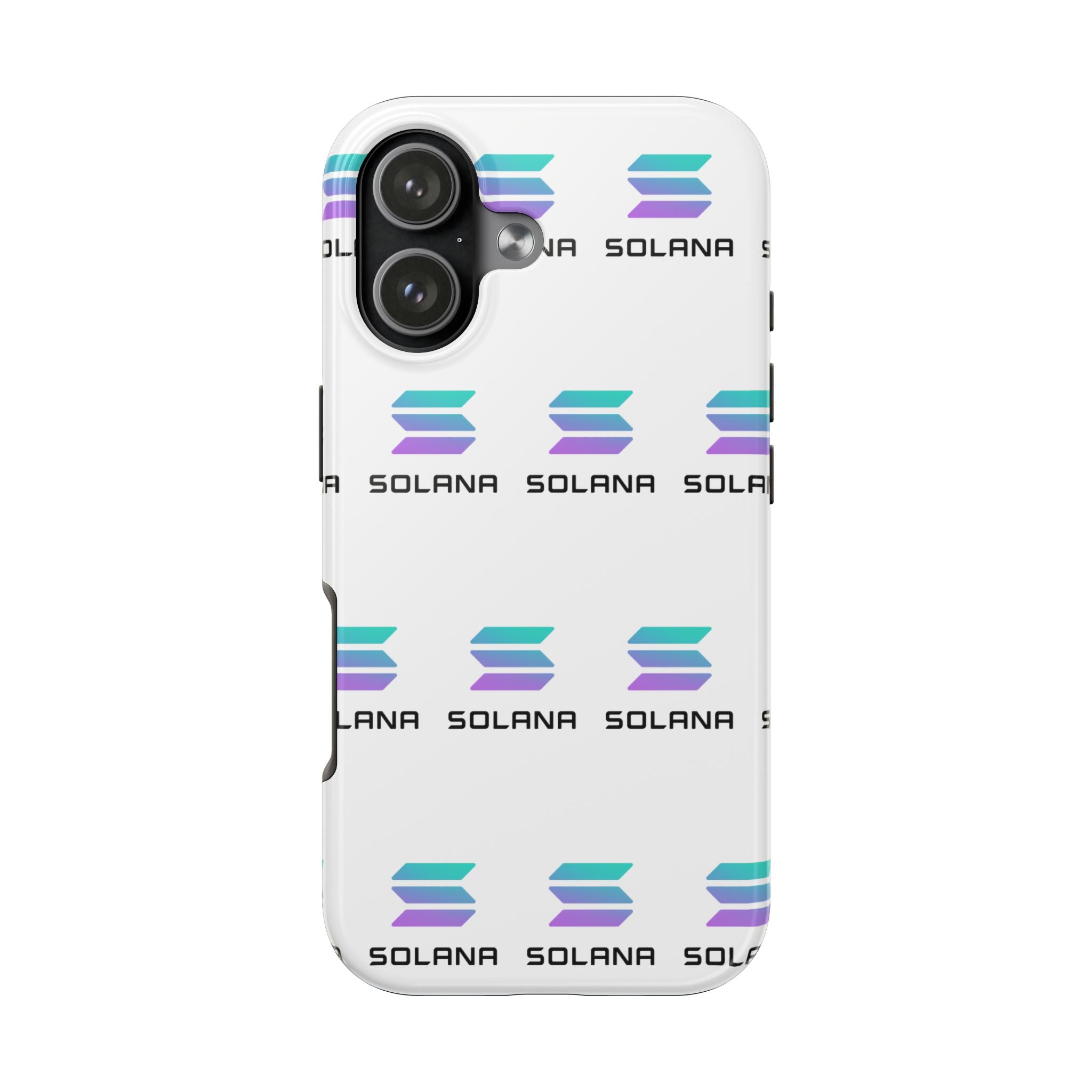 Solana Tough Phone Case | Crypto Phone Case | iPhone and Samsung Case | Glossy Protective Cover | SOL Phone Case