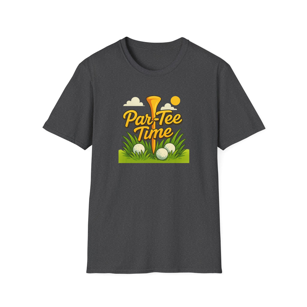 Funny Golf T-Shirt Par-Tee Time |  Golfing Shirt | Golf Gift for Dad | 7 colors - 100% cotton