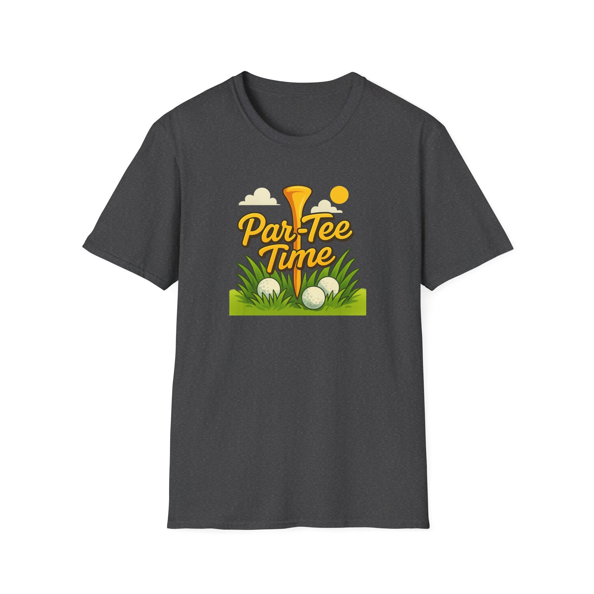 Funny Golf T-Shirt Par-Tee Time |  Golfing Shirt | Golf Gift for Dad | 7 colors - 100% cotton