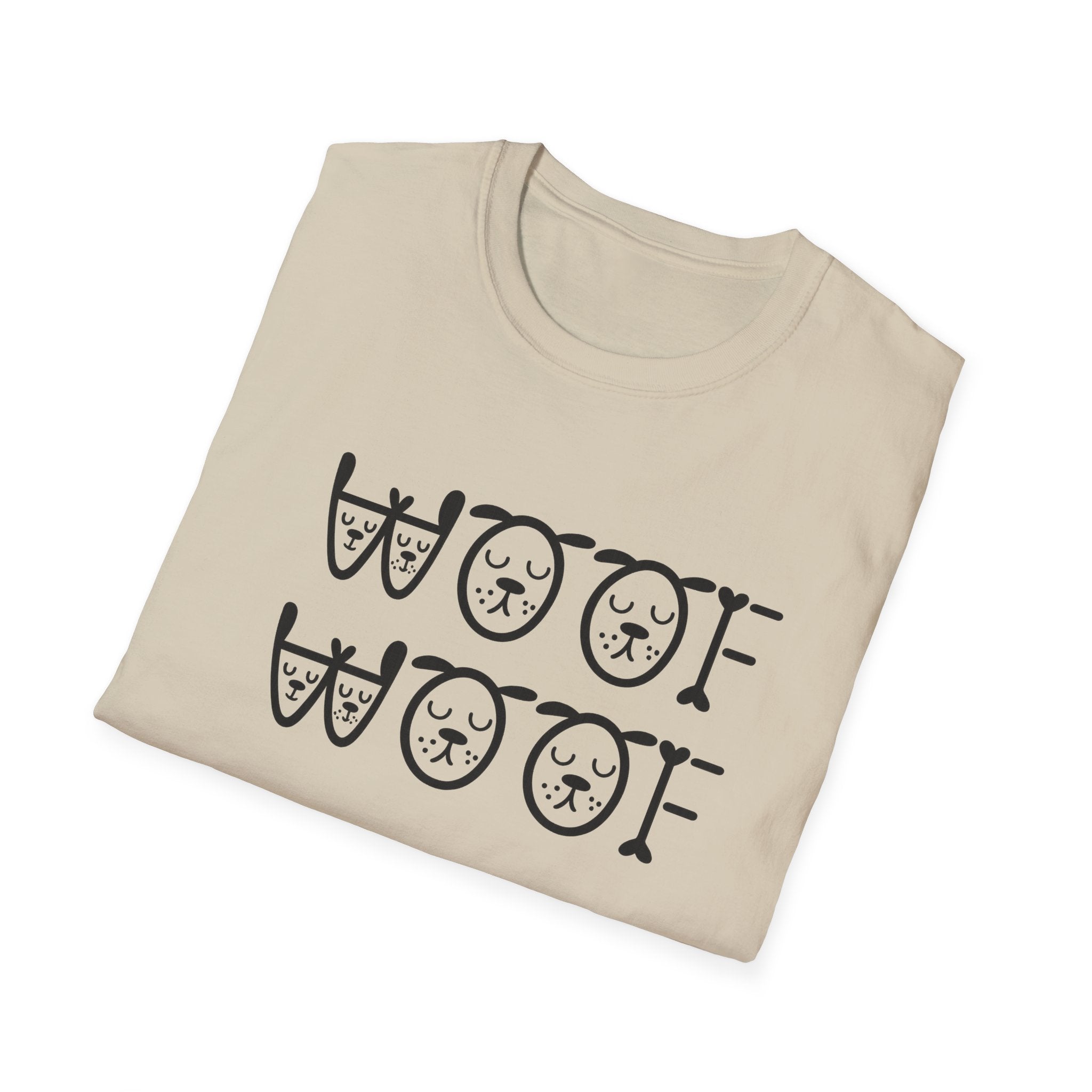 Woof Woof Dog Lover Shirt | Cute Dog T-Shirt | Dog Owner Gift | 6 colors - 100% cotton
