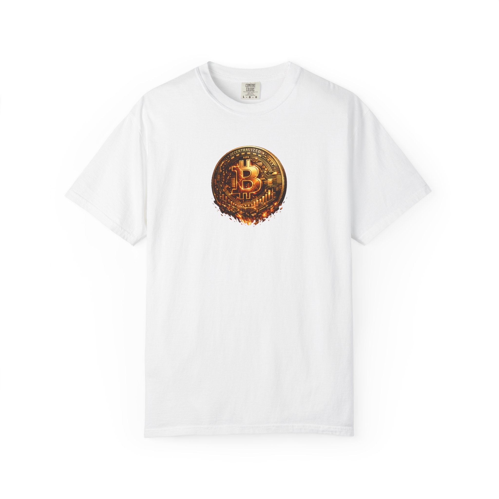 Melting Bitcoin Coin TShirt | Digital Currency Shirt | Bitcoin Fan Gift | Blockchain Crypto Apparel | 8 colors - 100% cotton