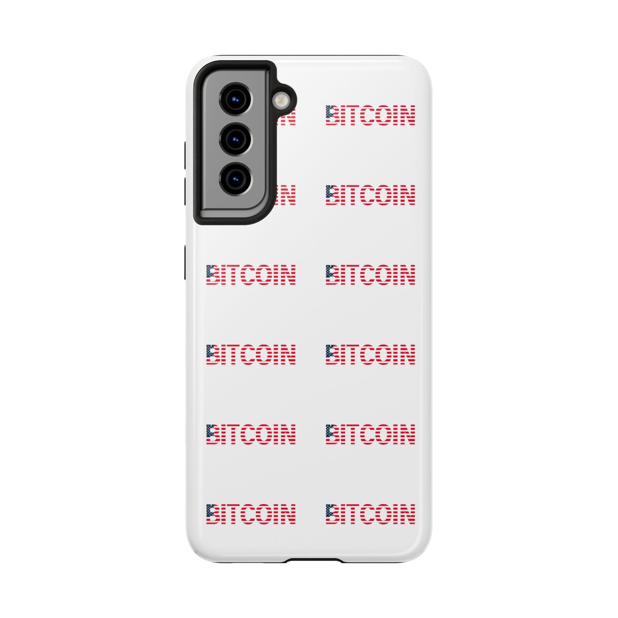 Bitcoin Tough Phone Case | Crypto Phone Case | iPhone and Samsung Case | Glossy Protective Cover | Bitcoin Logo Case