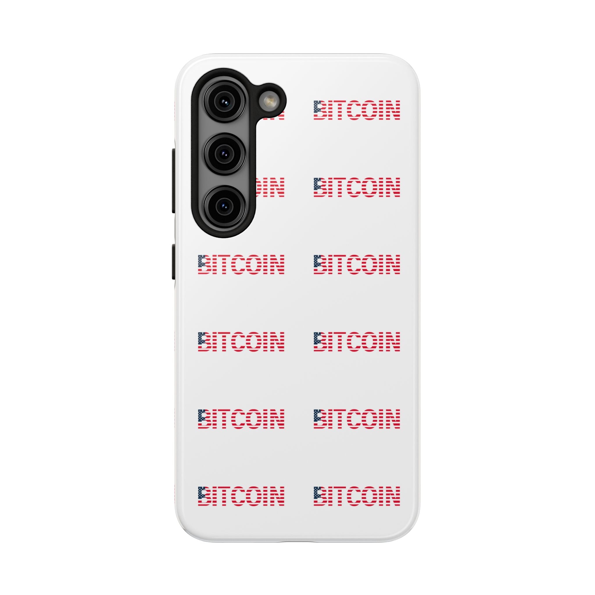 Bitcoin Tough Phone Case | Crypto Phone Case | iPhone and Samsung Case | Glossy Protective Cover | Bitcoin Logo Case