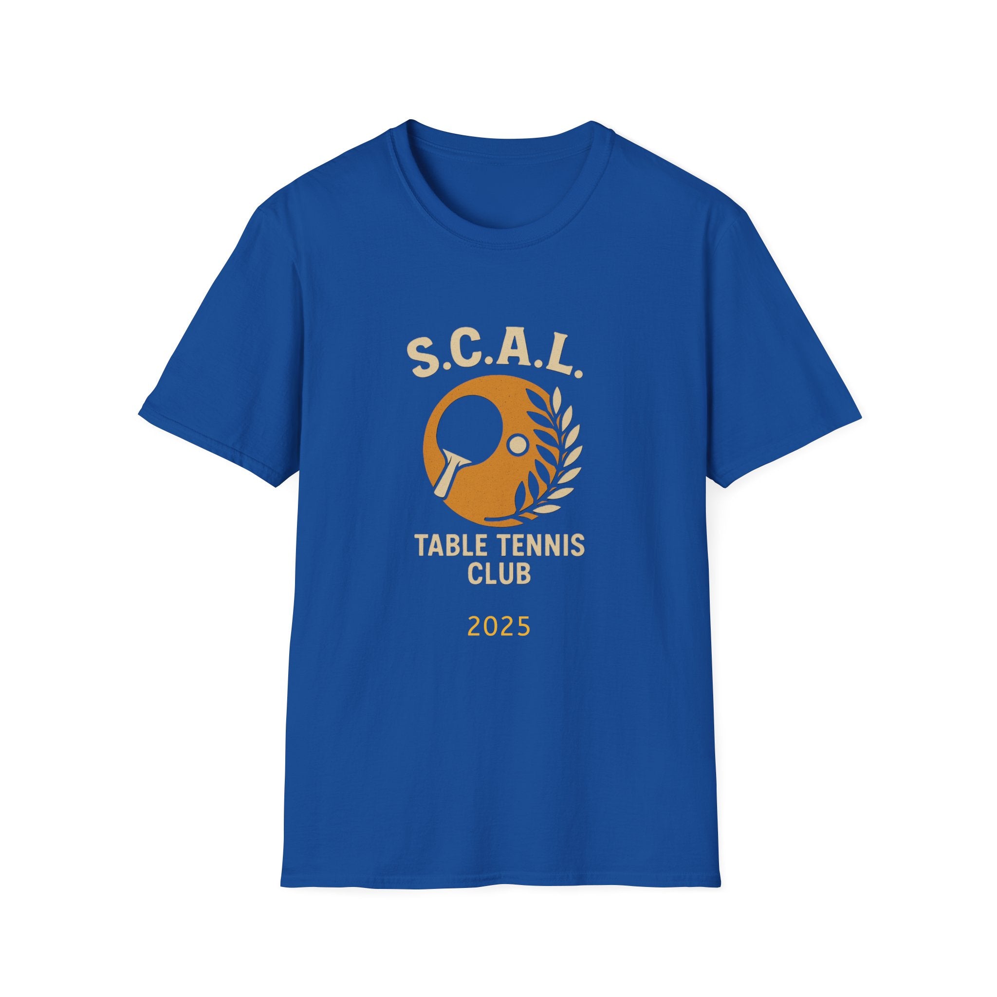 S.C.A.L. Table Tennis Club TShirt |  Custom made for Sun City Aliante | 5 colors 100% cotton