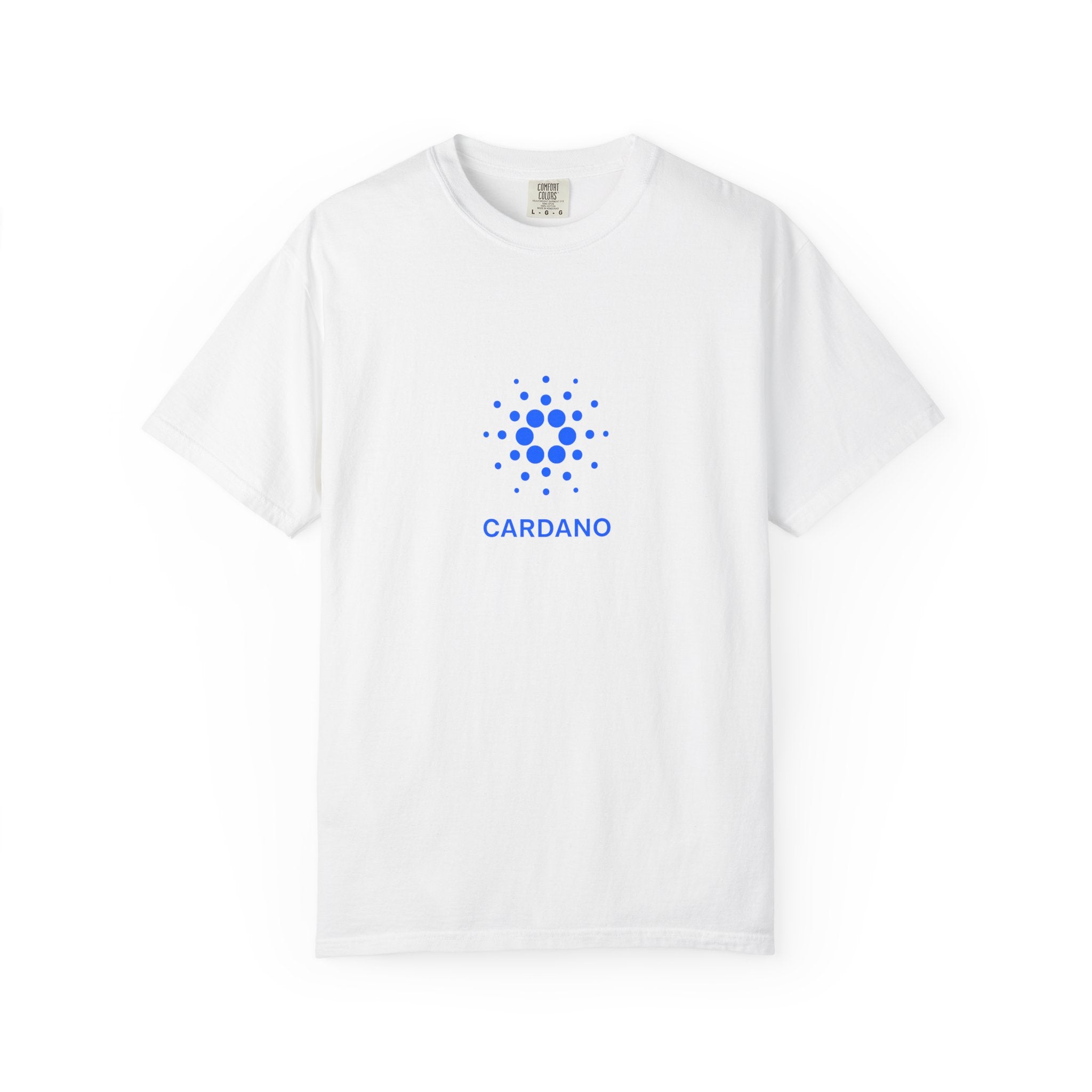 Cardano ADA Crypto T-Shirt  |  Blue Blockchain Logo Tee  |  Crypto Gift for Investors | Traders & Tech Lovers | 6 colors - 100% cotton