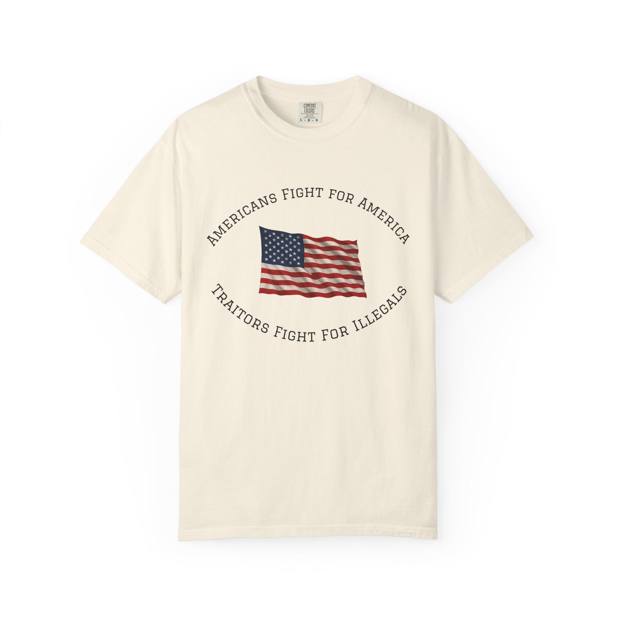 Patriotic American Flag Shirt | Bold USA Statement Tee | Freedom Graphic T-Shirt | Gift for Patriots | 5 colors - 100% cotton